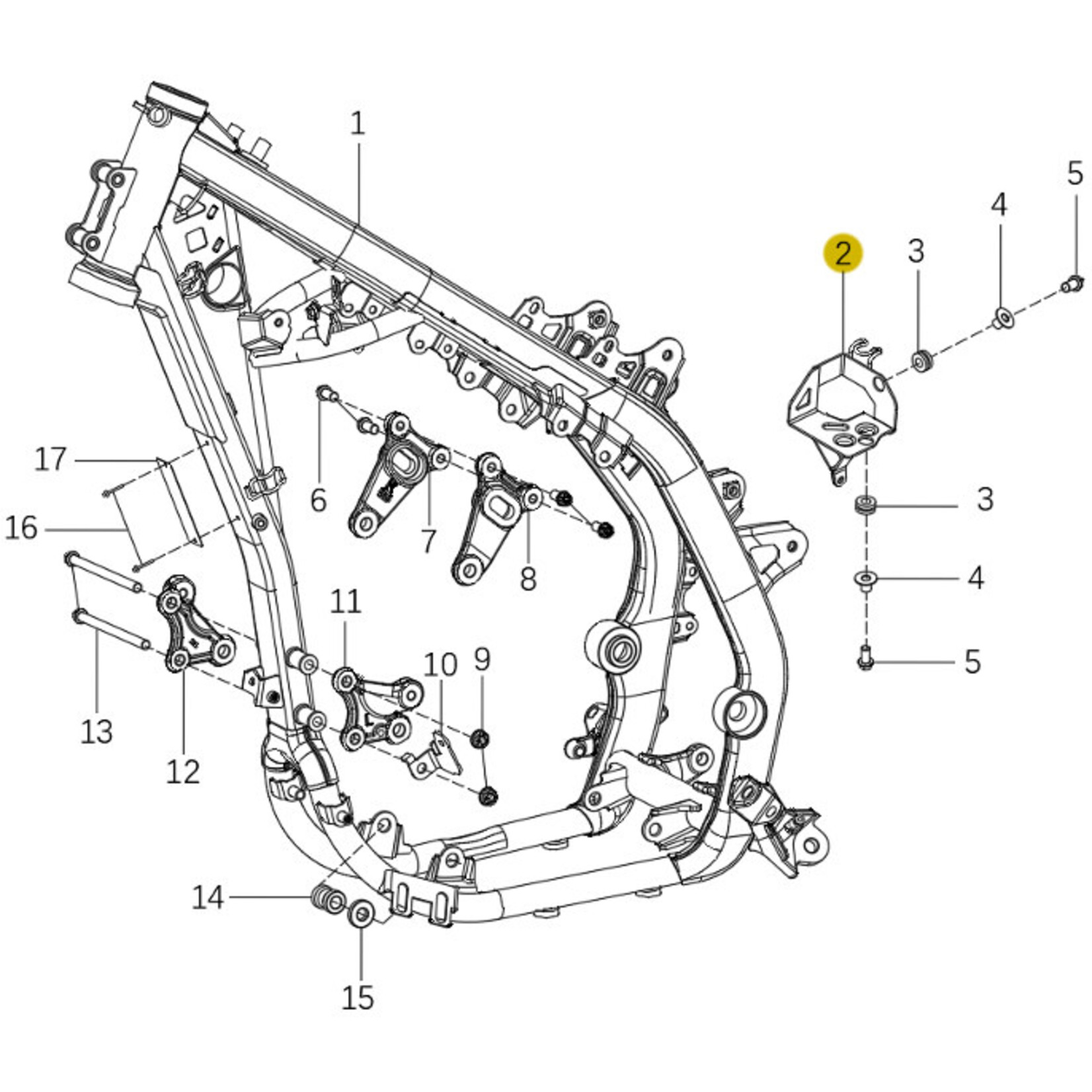 Kove Frame - 450 Rally Standard