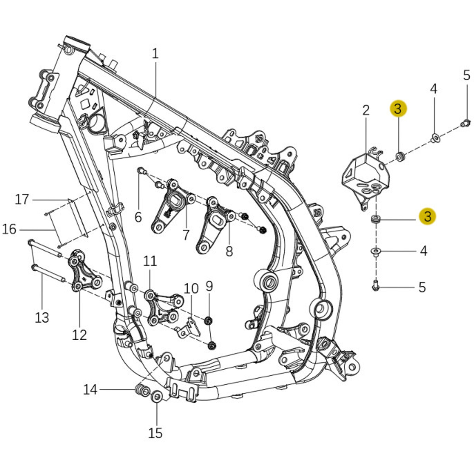 Kove Frame - 450 Rally Standard