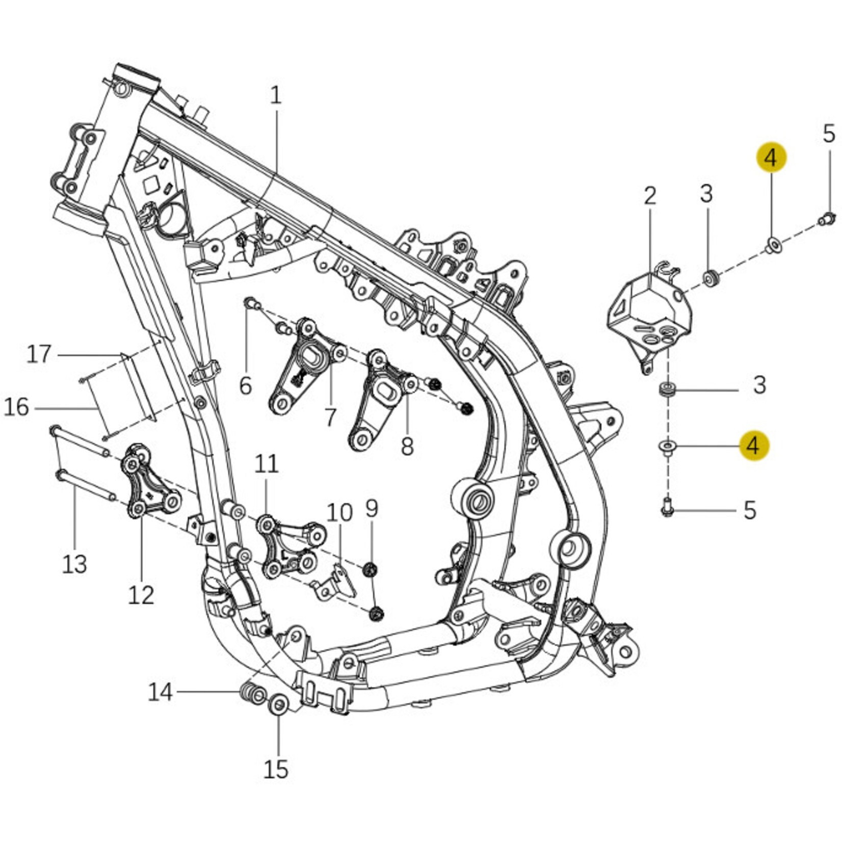 Kove Frame - 450 Rally Standard