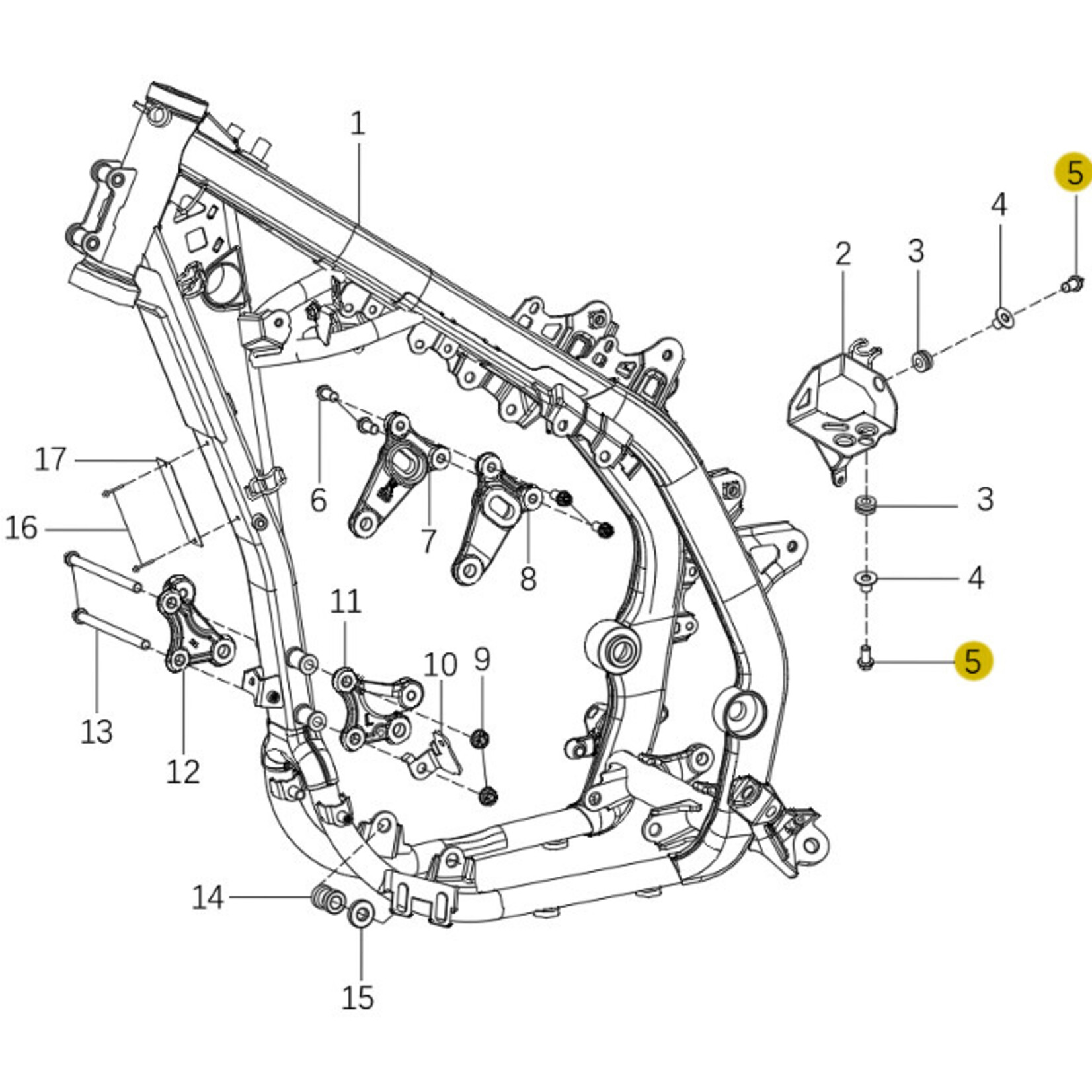 Kove Frame - 450 Rally Standard