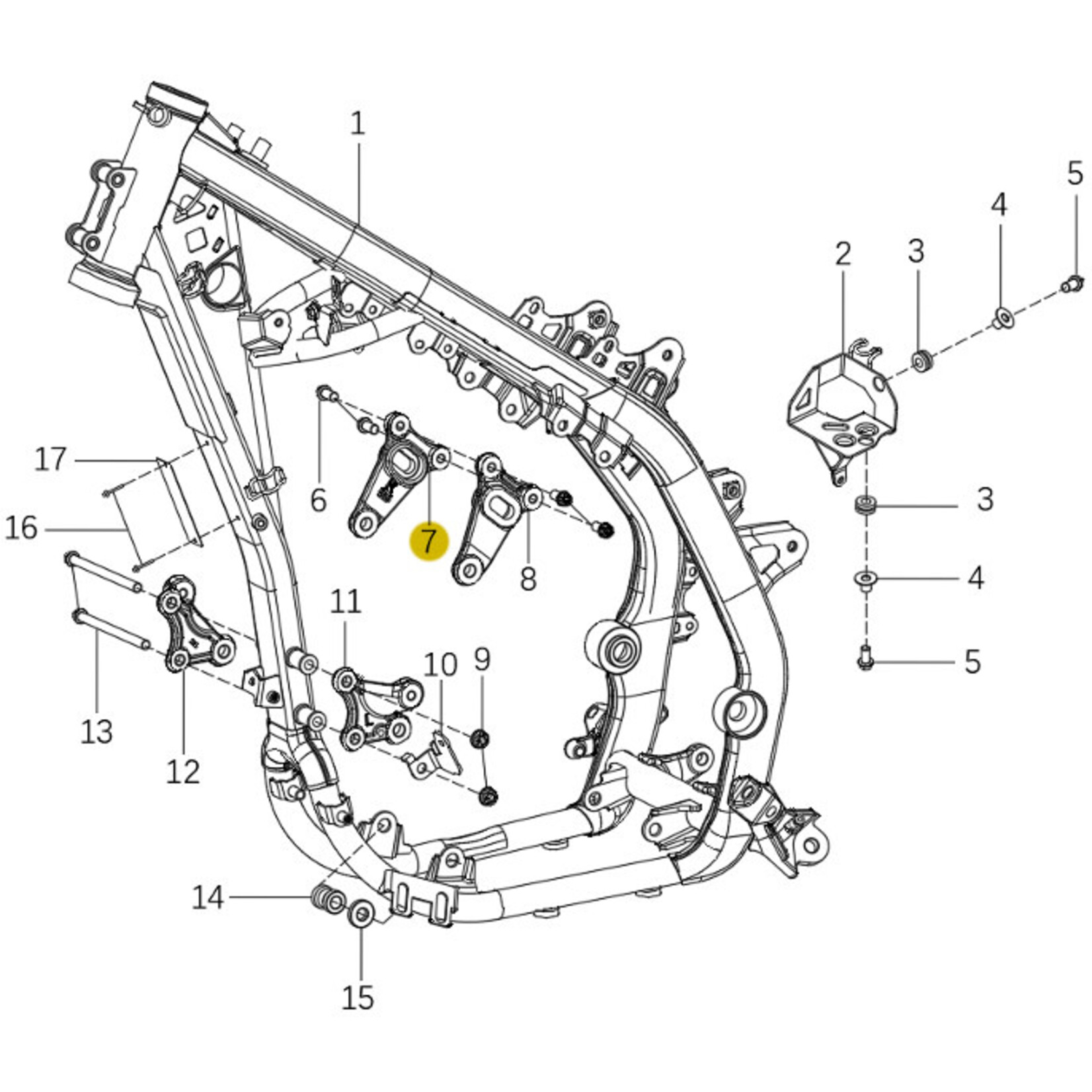 Kove Frame - 450 Rally Standard