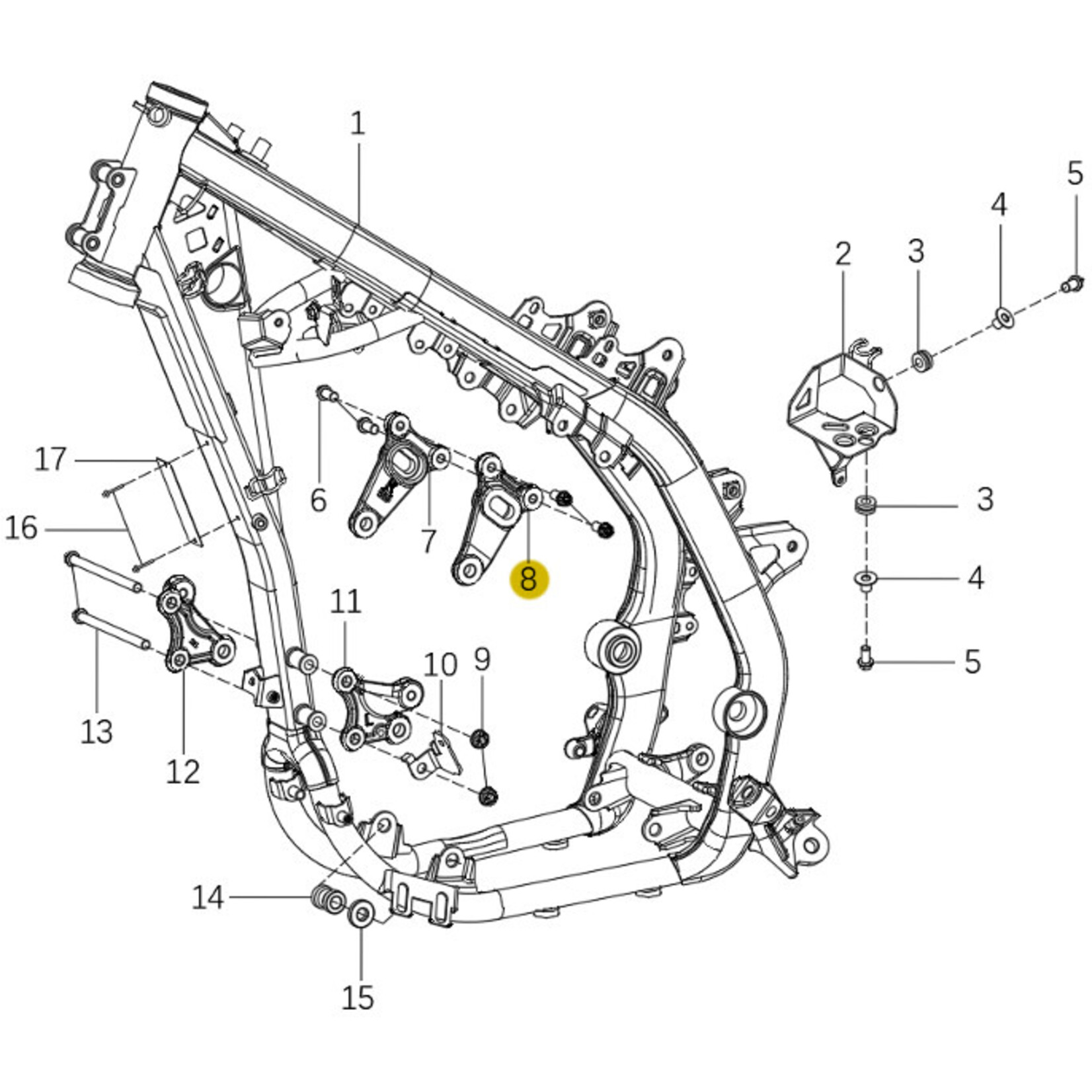 Kove Frame - 450 Rally Standard