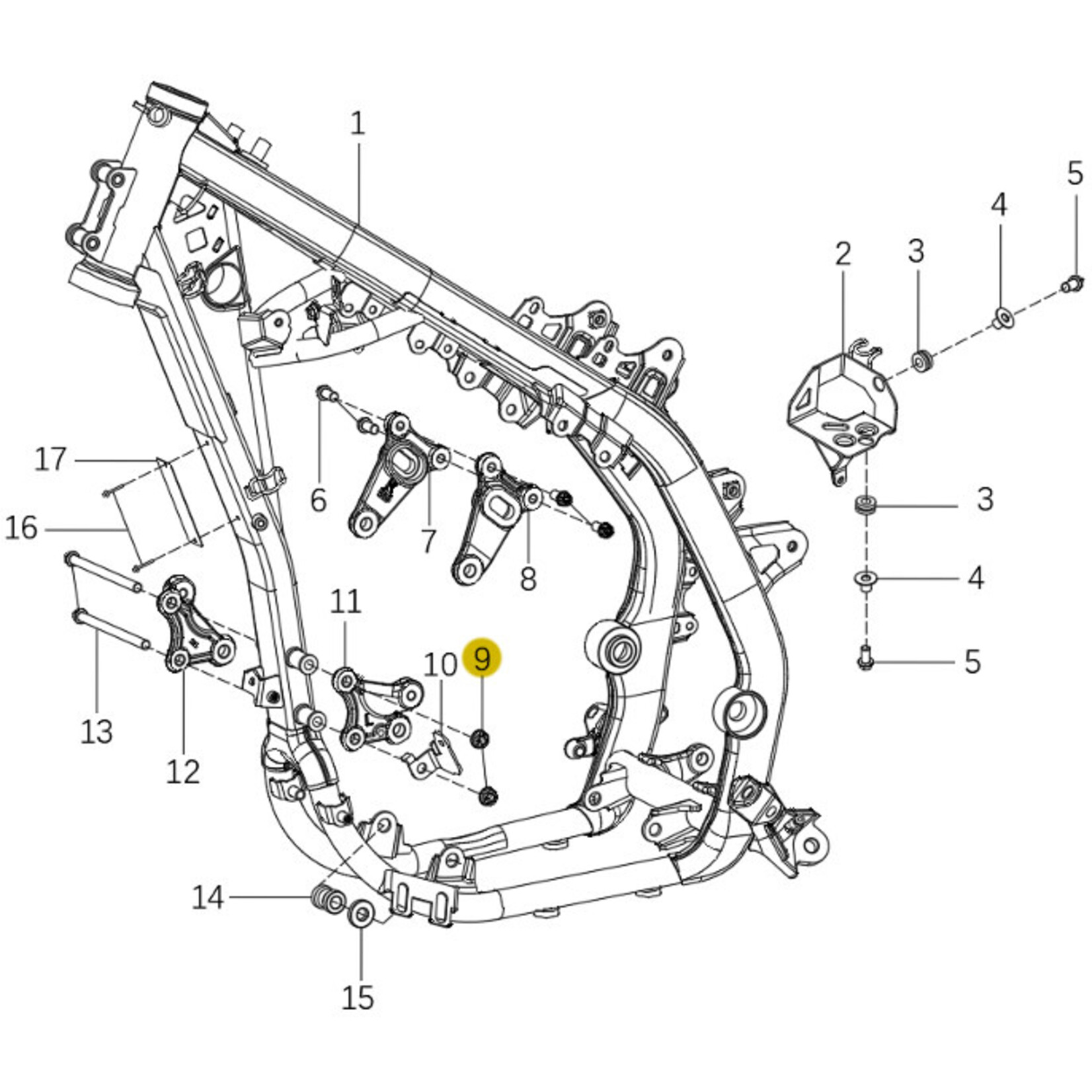 Kove Frame - 450 Rally Standard