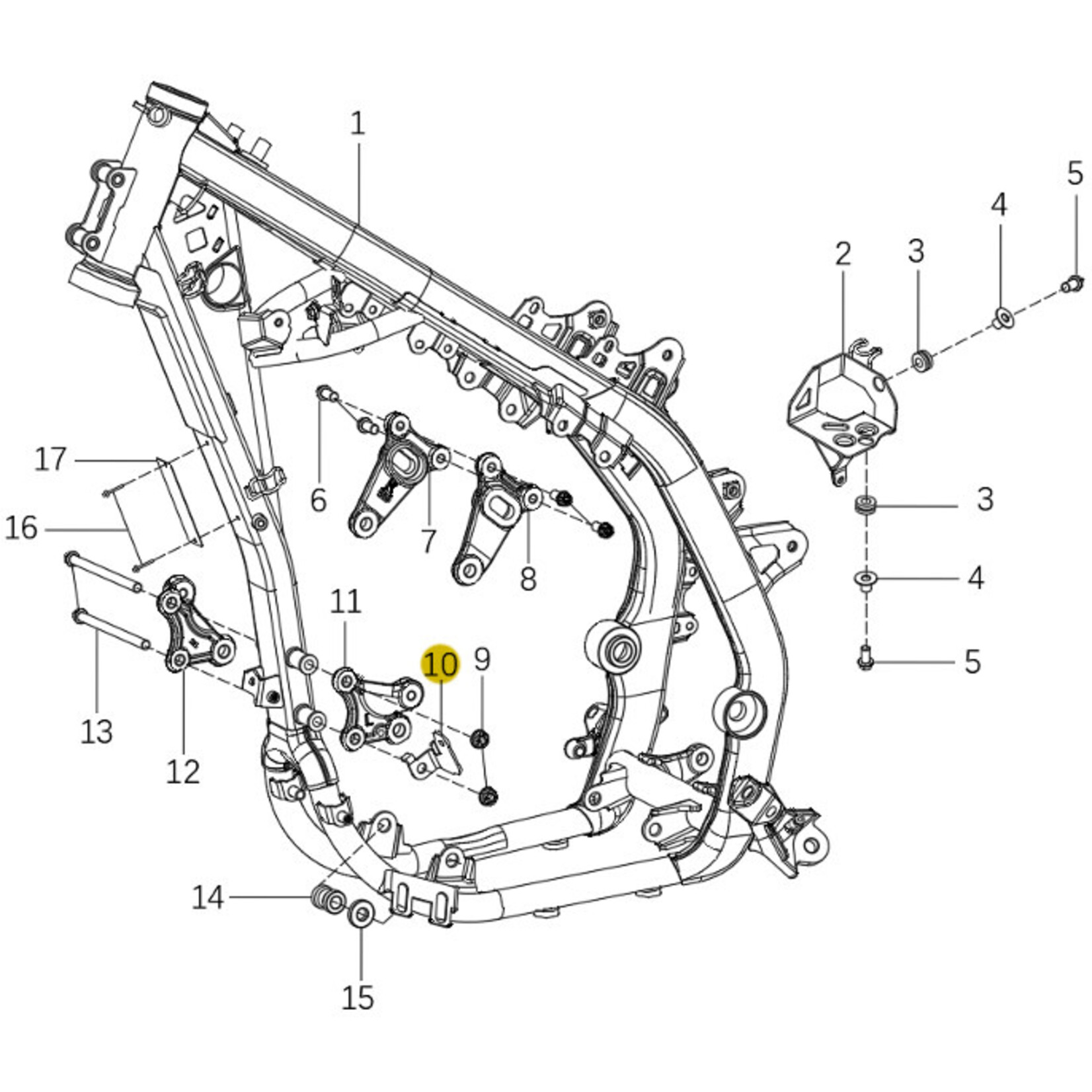 Kove Frame - 450 Rally Standard