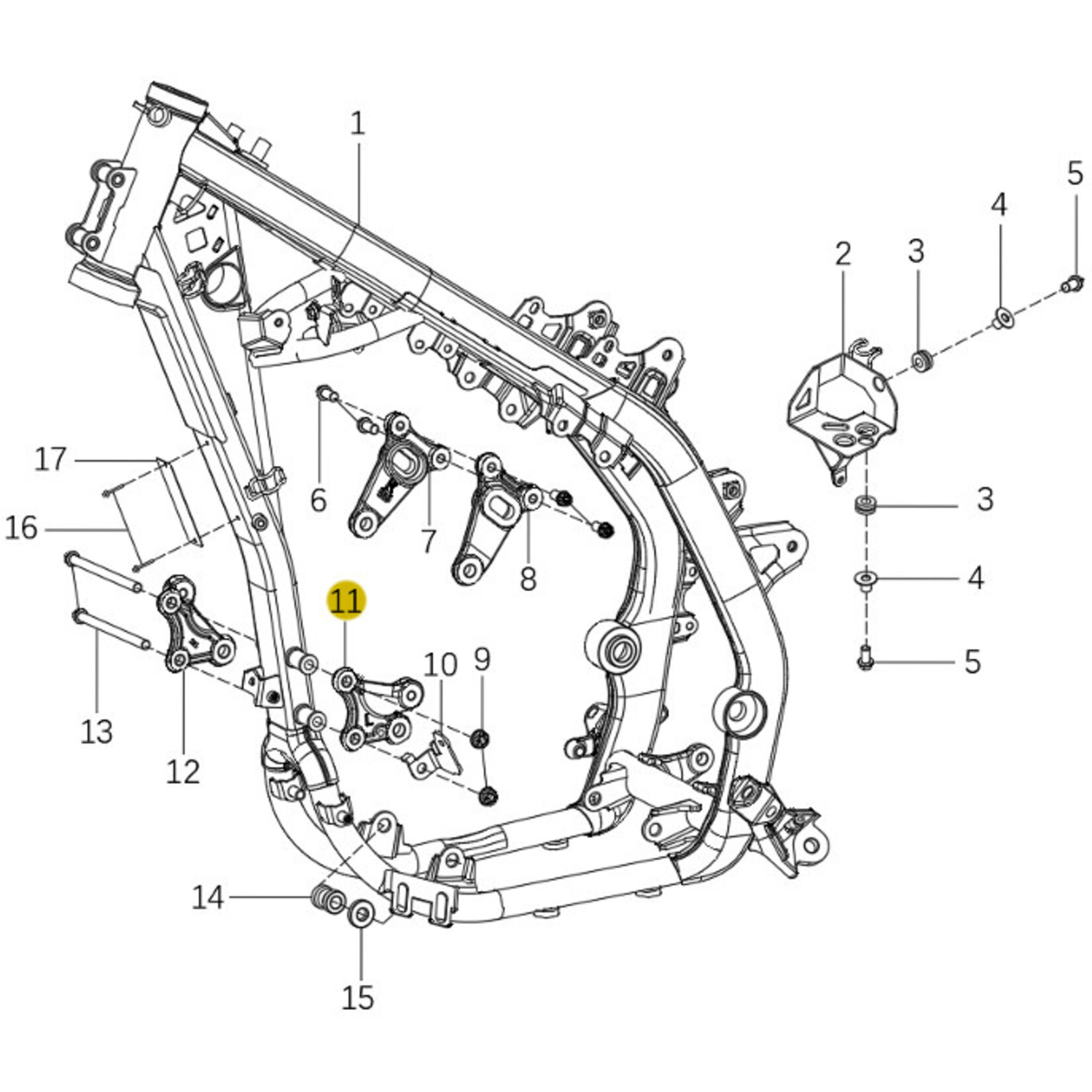 Kove Frame - 450 Rally Standard