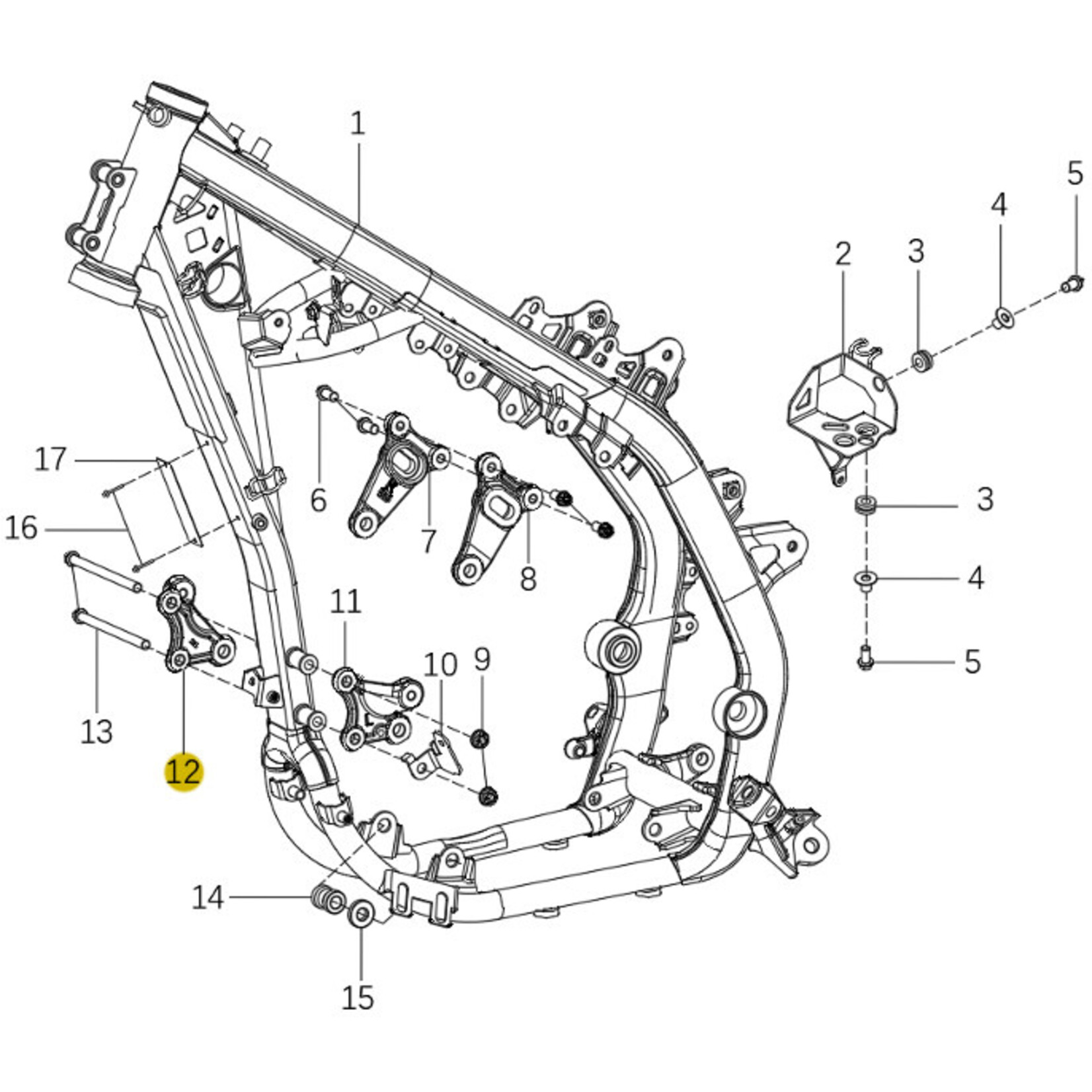 Kove Frame - 450 Rally Standard
