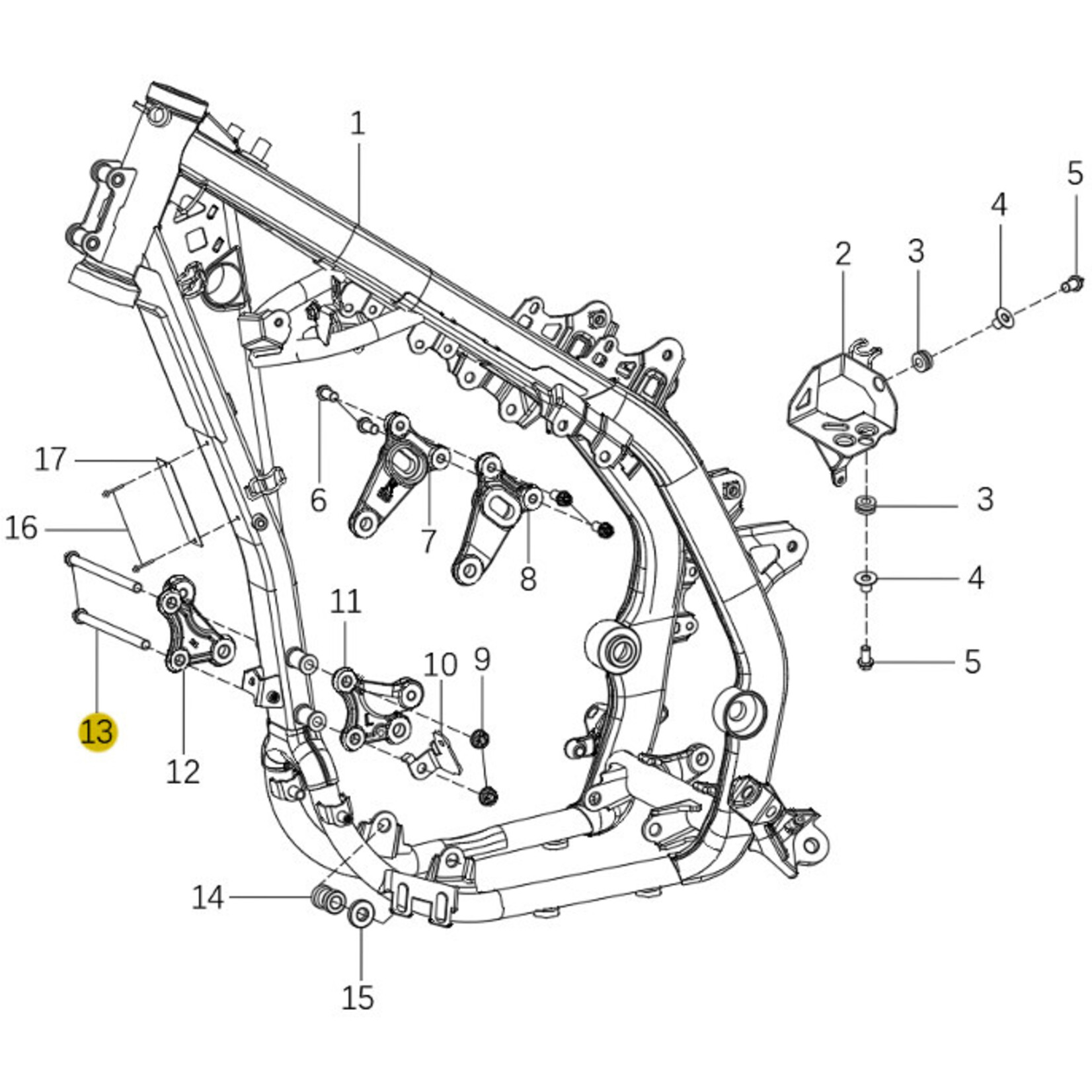 Kove Frame - 450 Rally Standard