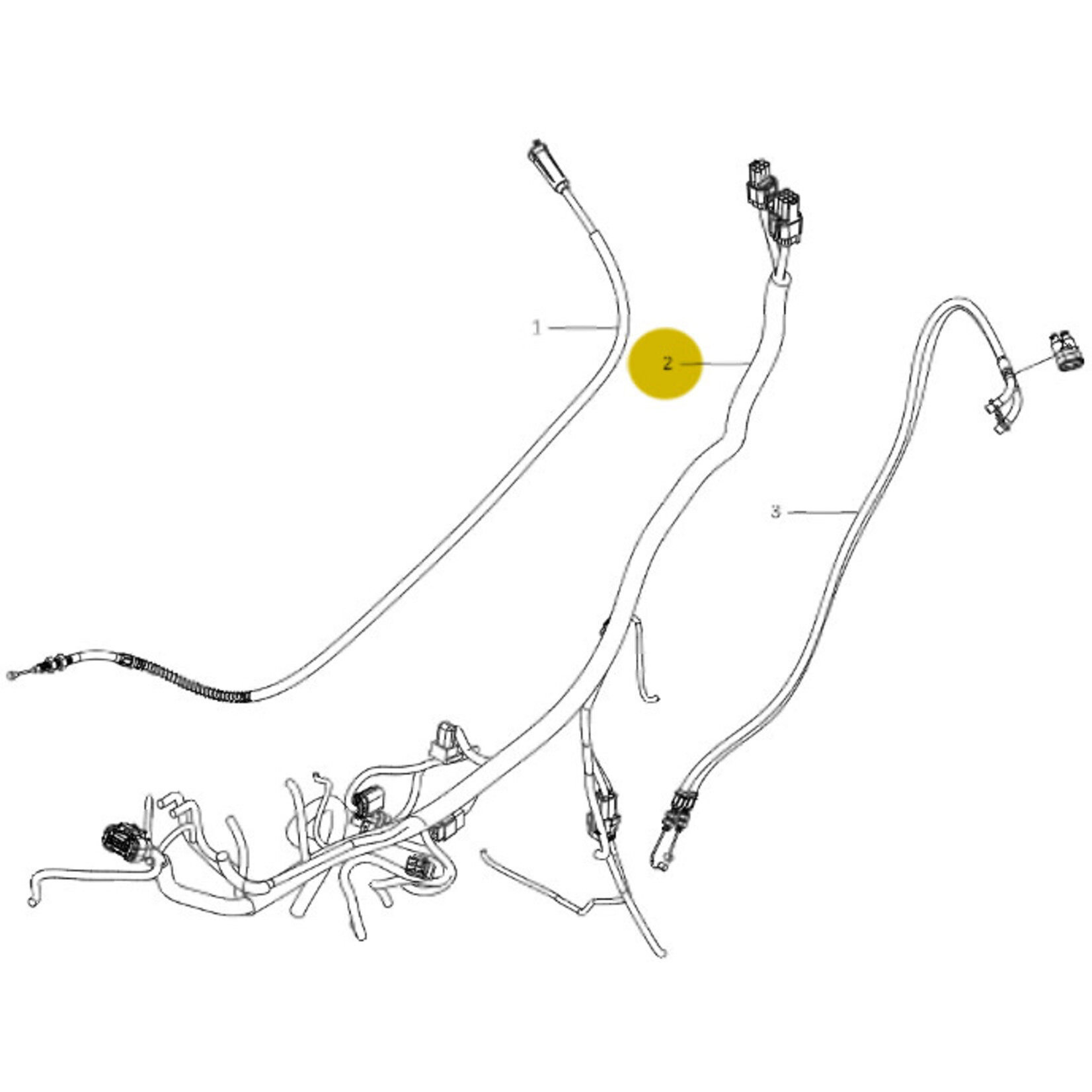 Kove Wiring Harness and Control Cables - 450 Rally Standard