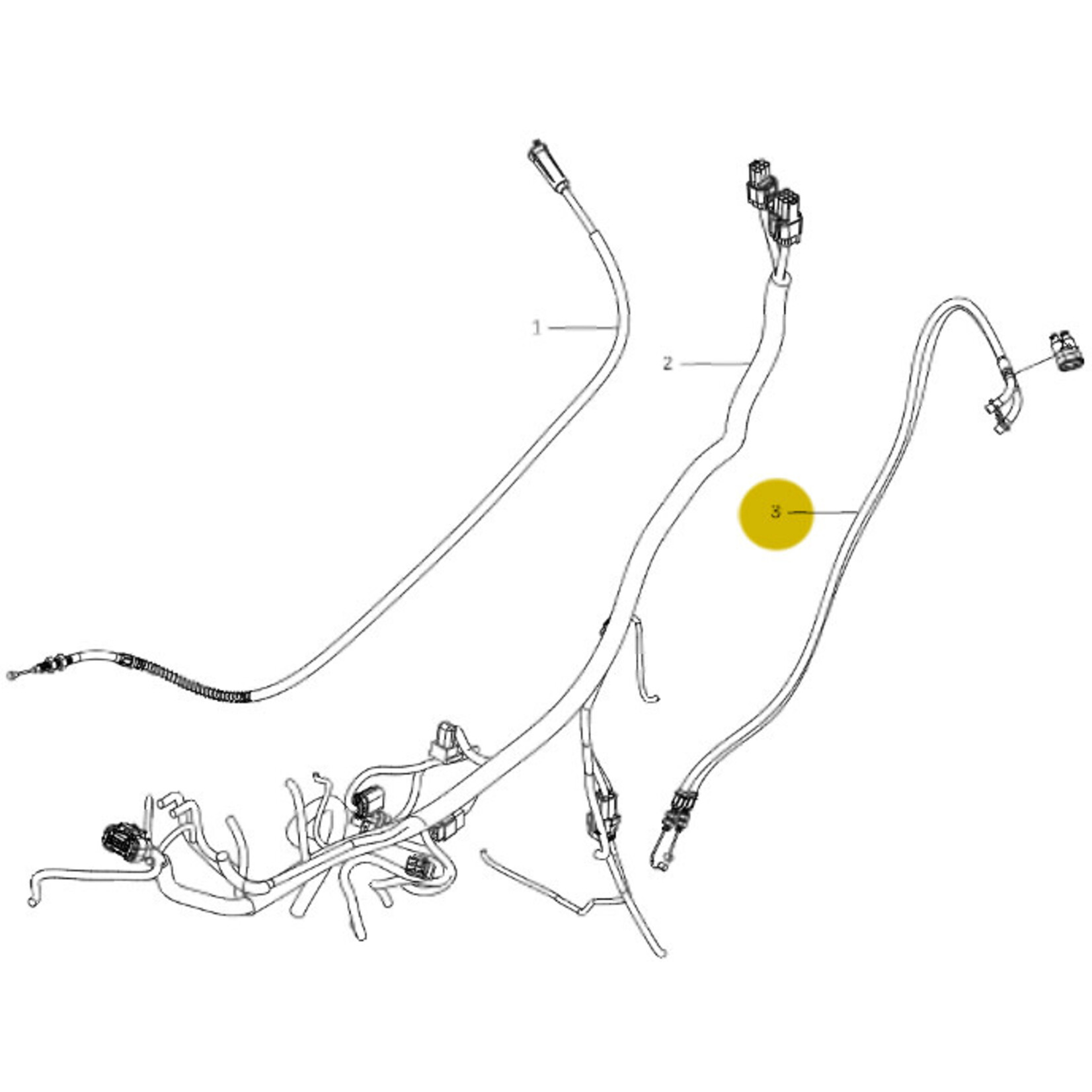 Kove Wiring Harness and Control Cables - 450 Rally Standard