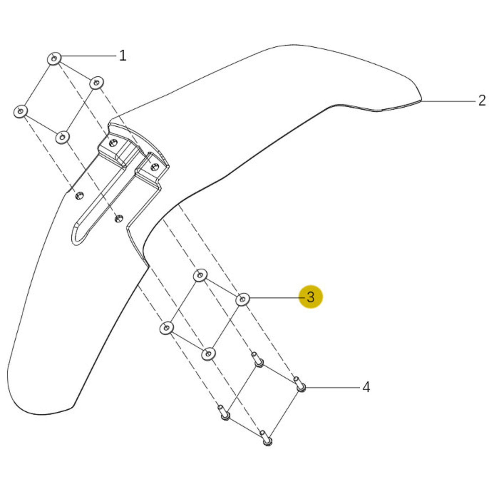 Kove Front Fender - 450 Rally Standard
