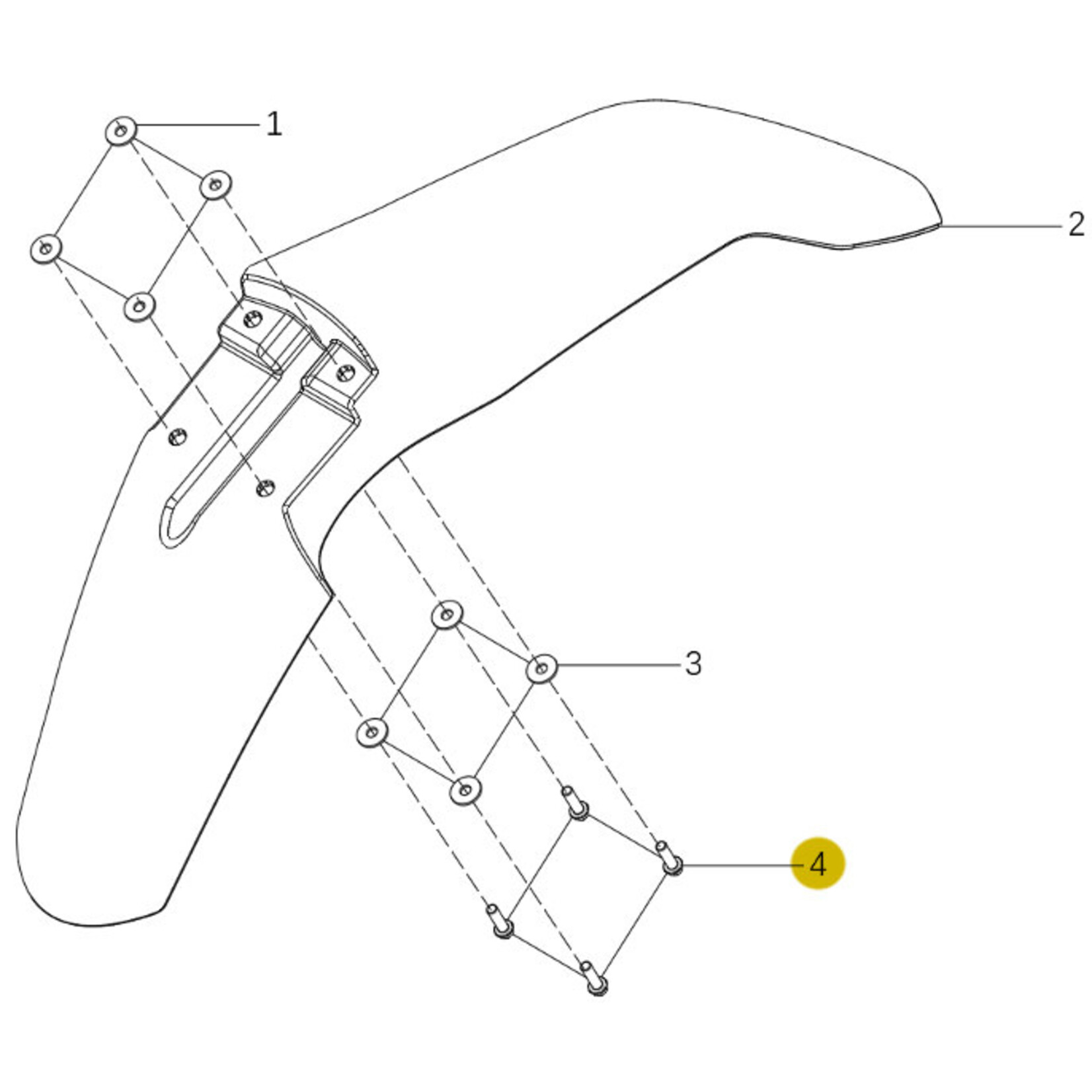 Kove Front Fender - 450 Rally Standard