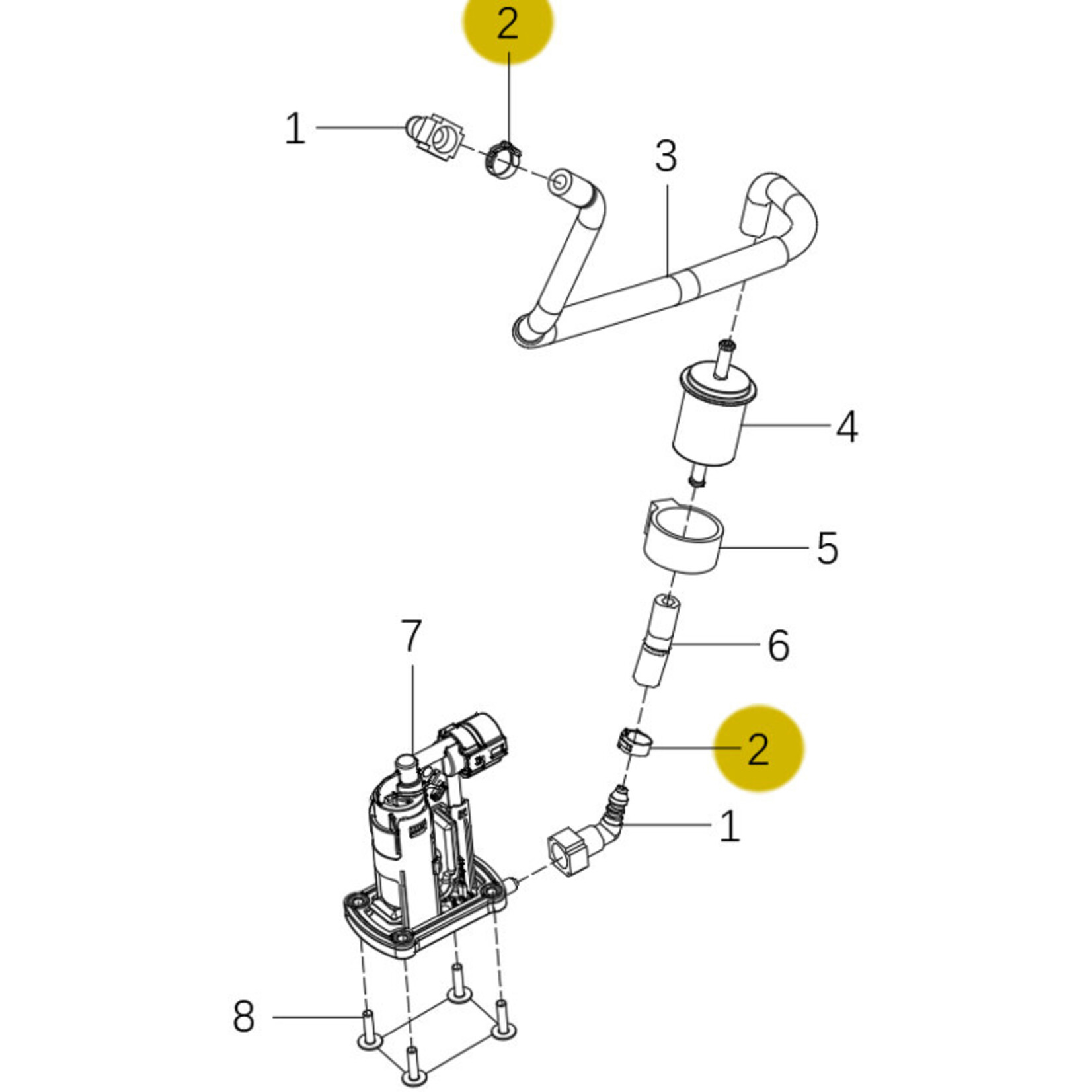 Kove Fuel Pump - 450 Rally Standard