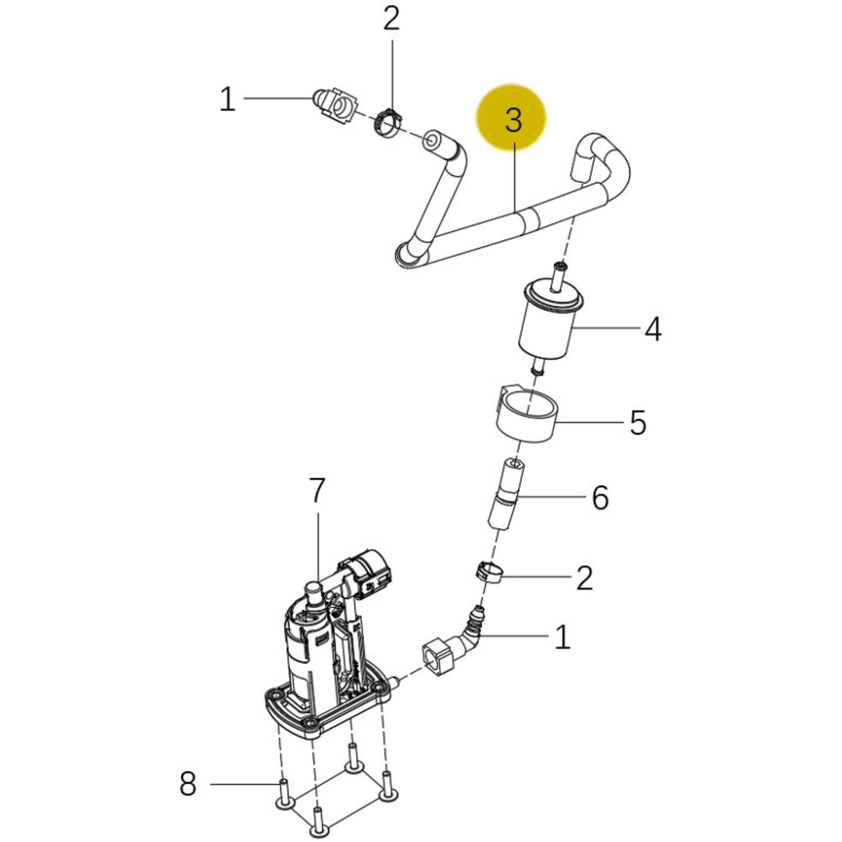 Kove Fuel Pump - 450 Rally Standard