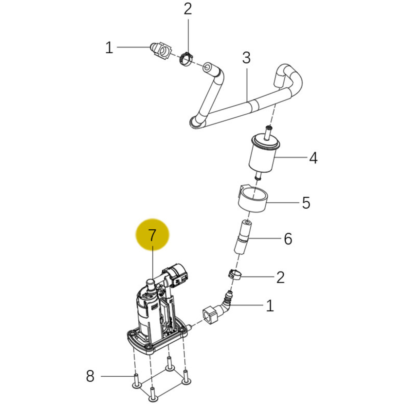 Kove Fuel Pump - 450 Rally Standard
