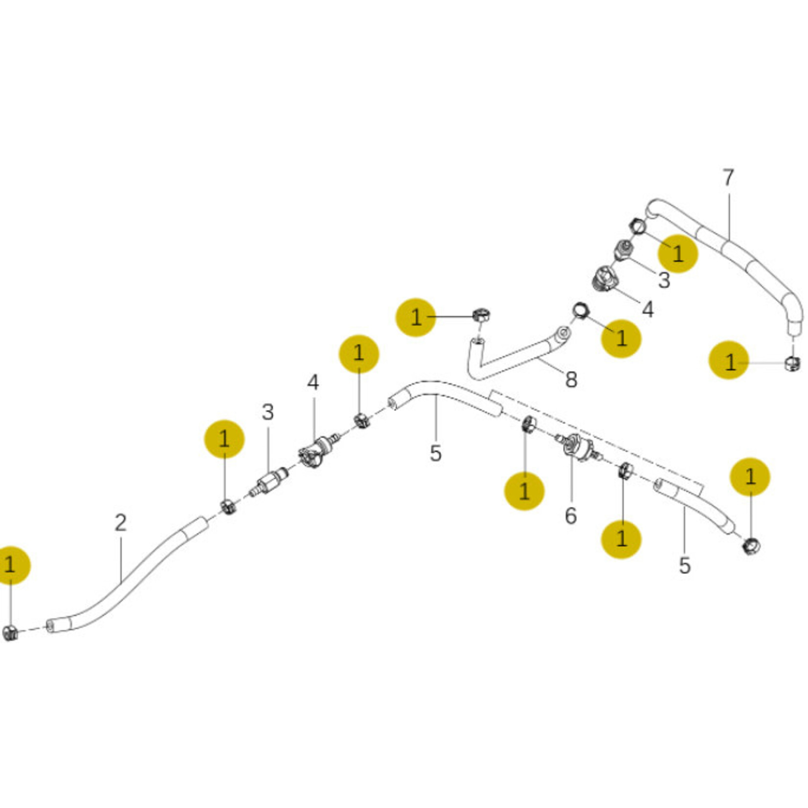 Kove Fuel Lines - 450 Rally Standard