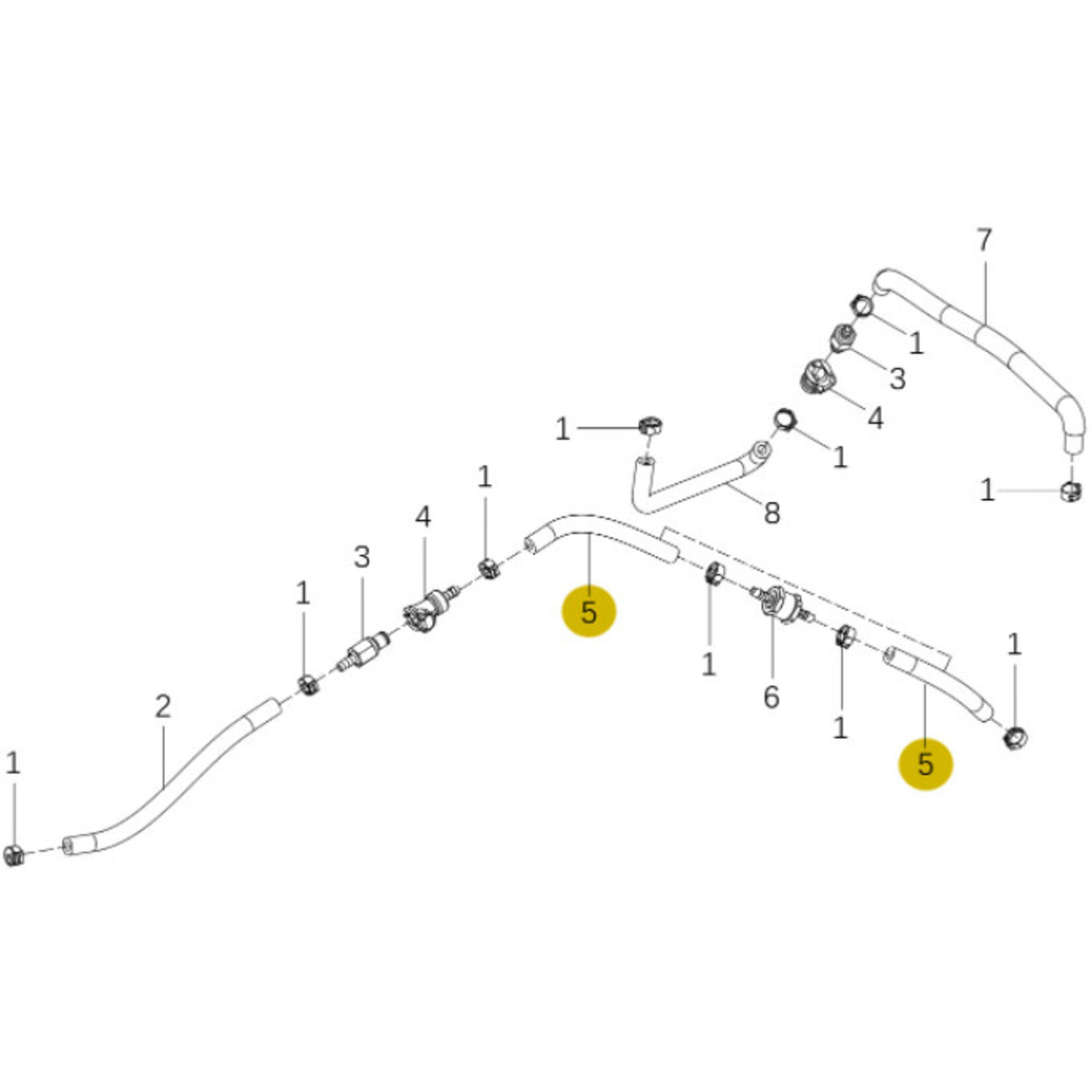 Kove Fuel Lines - 450 Rally Standard