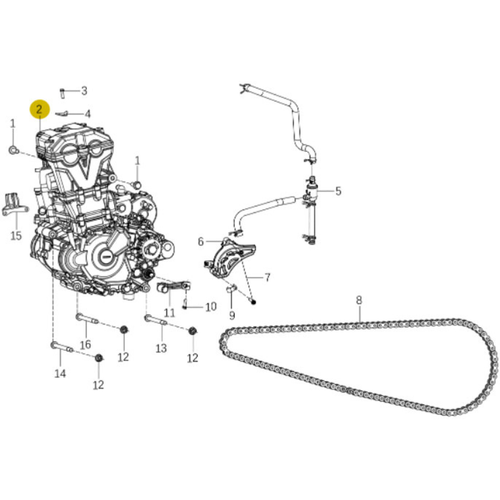 Kove Engine Fixtures - 450 Rally Standard