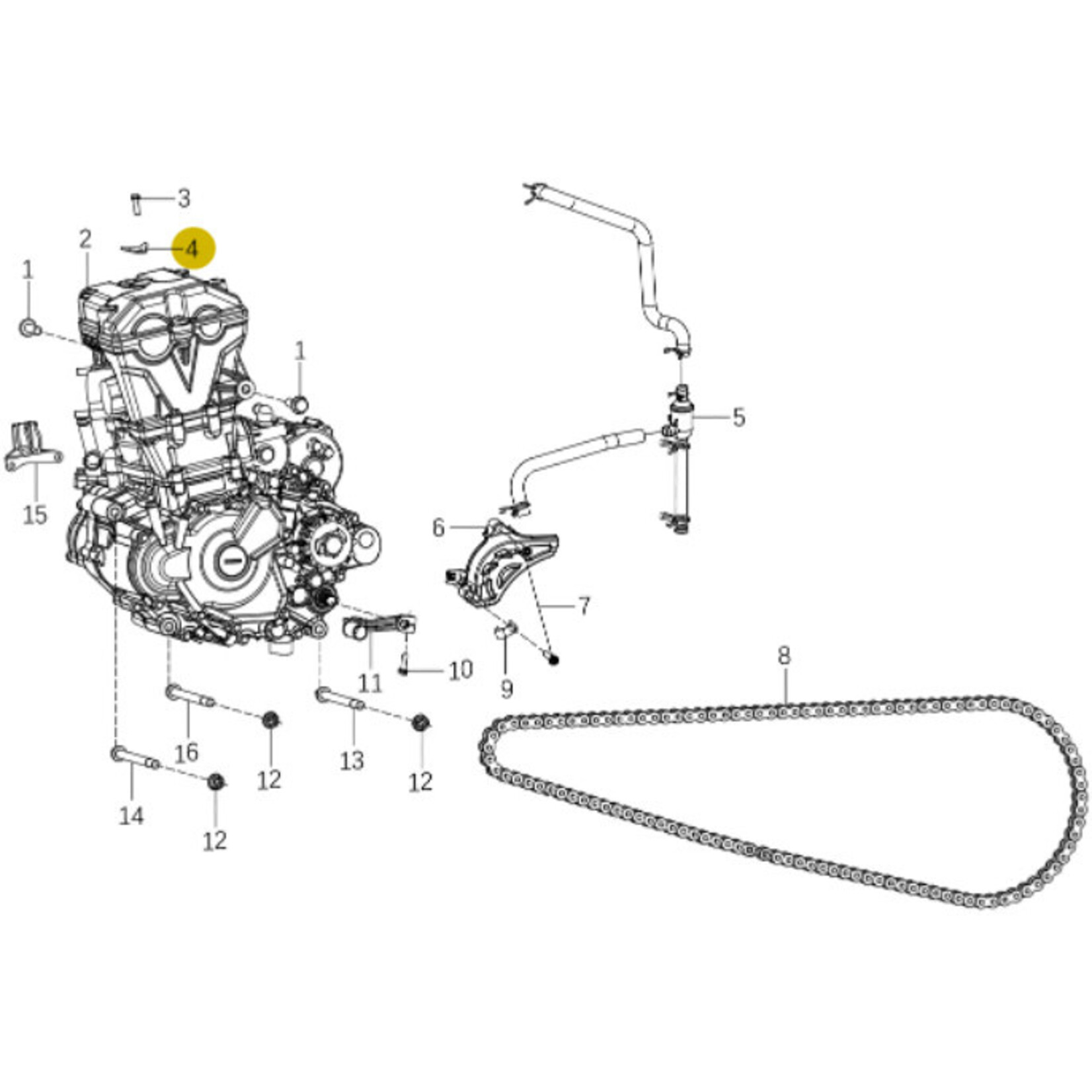Kove Engine Fixtures - 450 Rally Standard