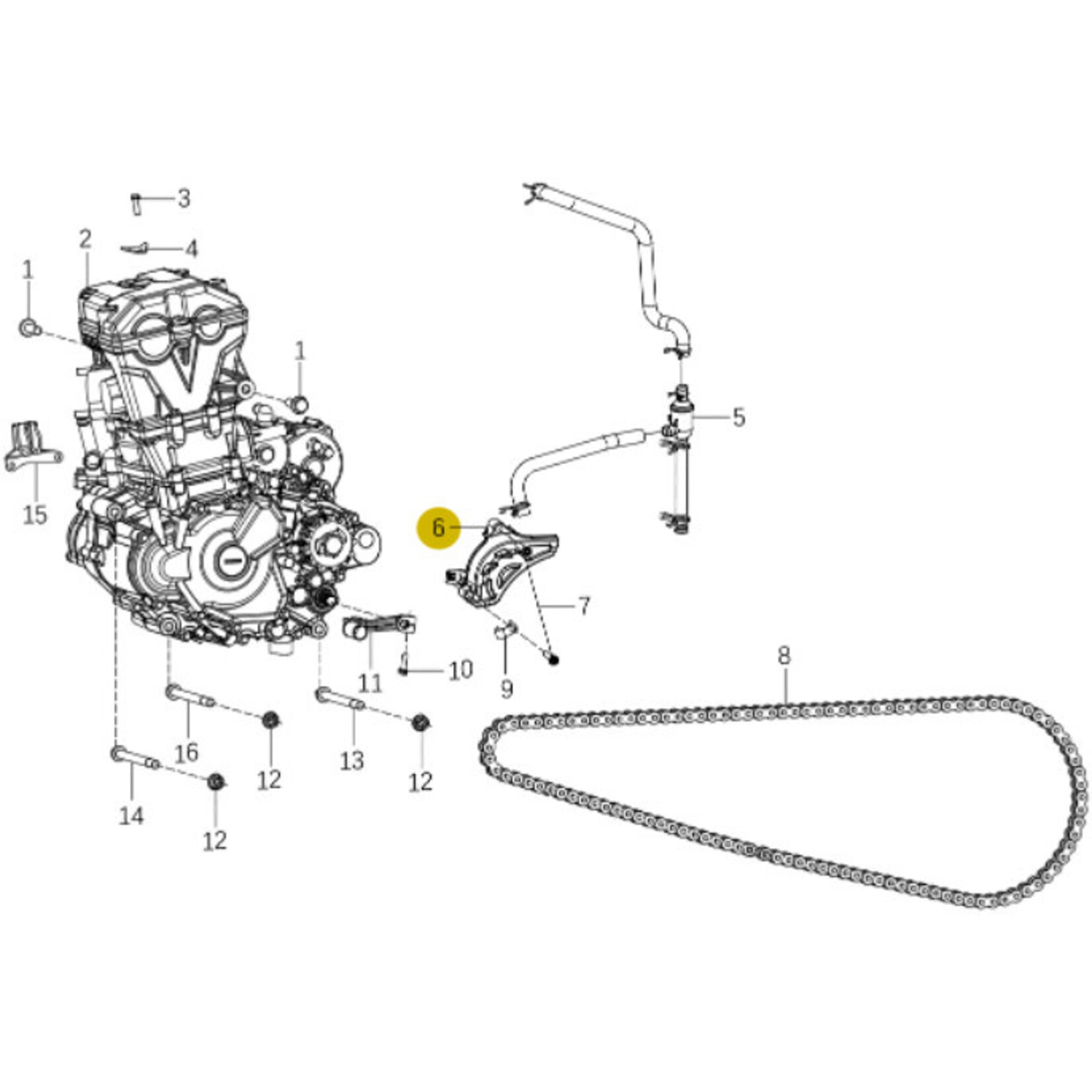 Kove Engine Fixtures - 450 Rally Standard