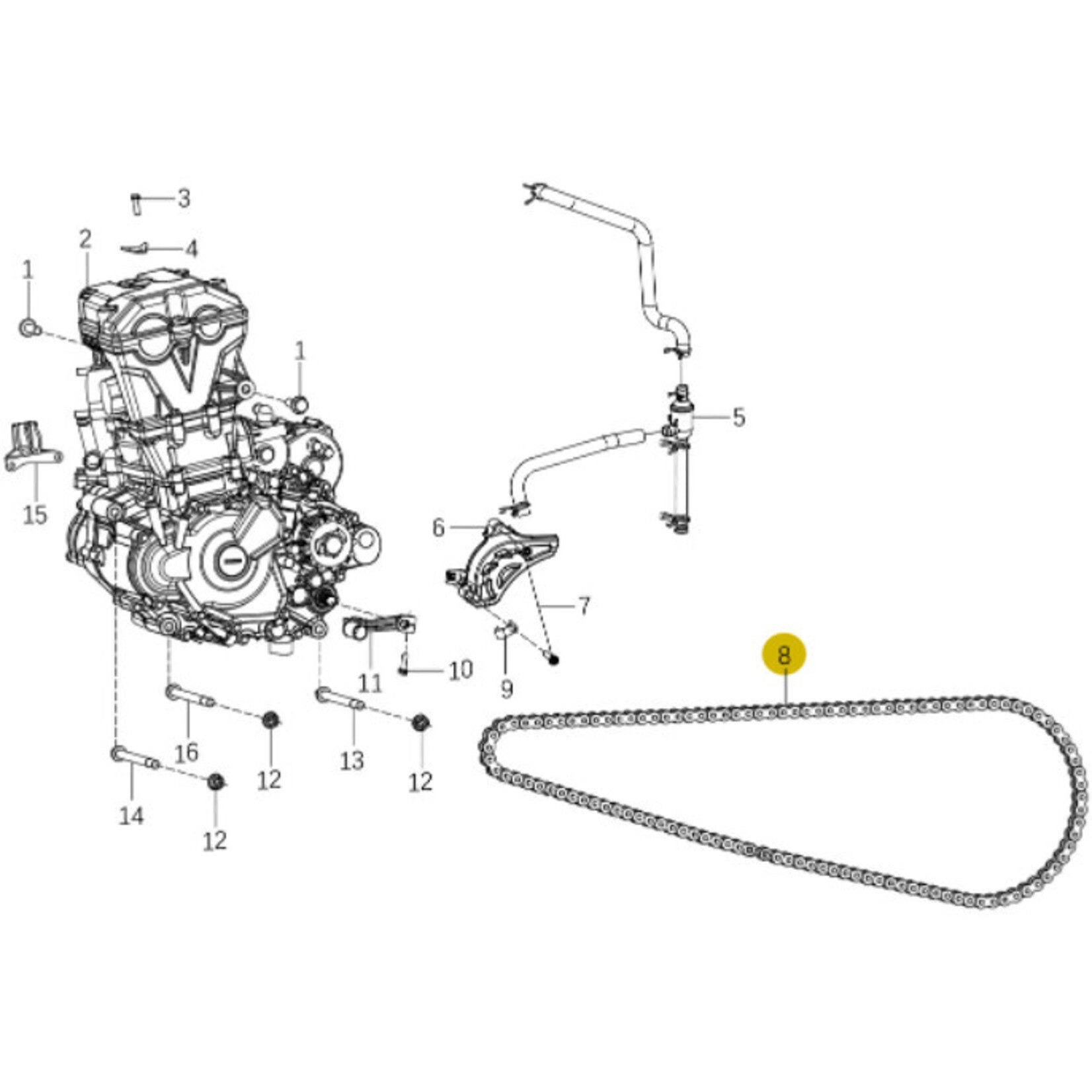 Kove Engine Fixtures - 450 Rally Standard