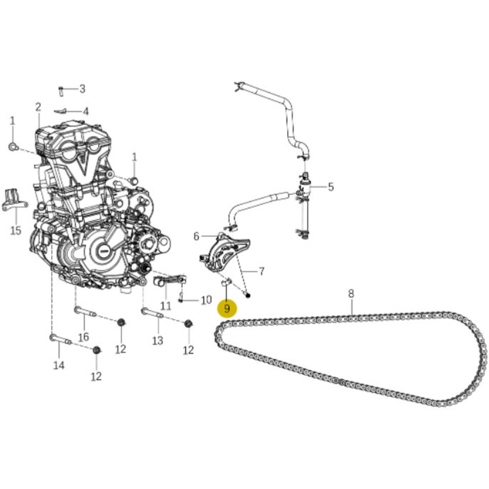 Kove Engine Fixtures - 450 Rally Standard