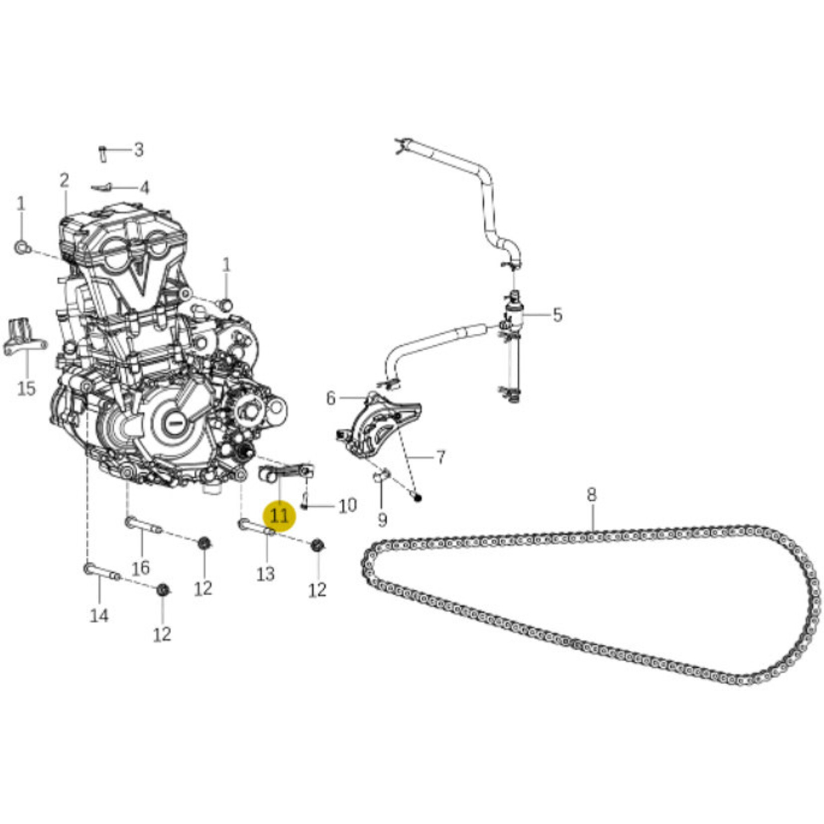 Kove Engine Fixtures - 450 Rally Standard