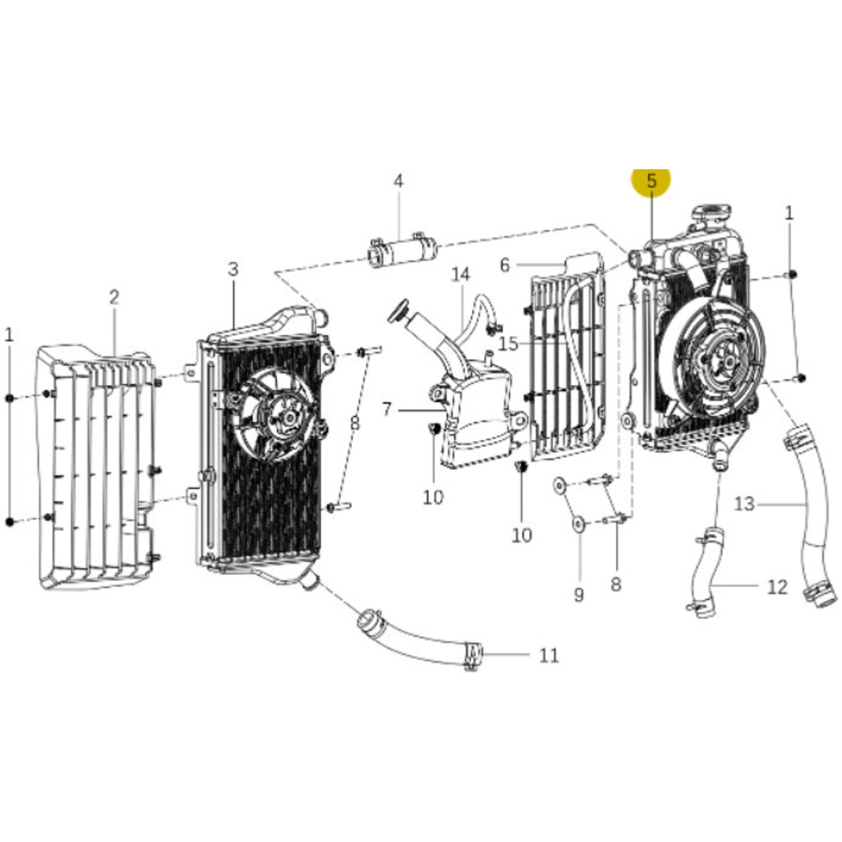 Kove Radiator - 450 Rally Standard