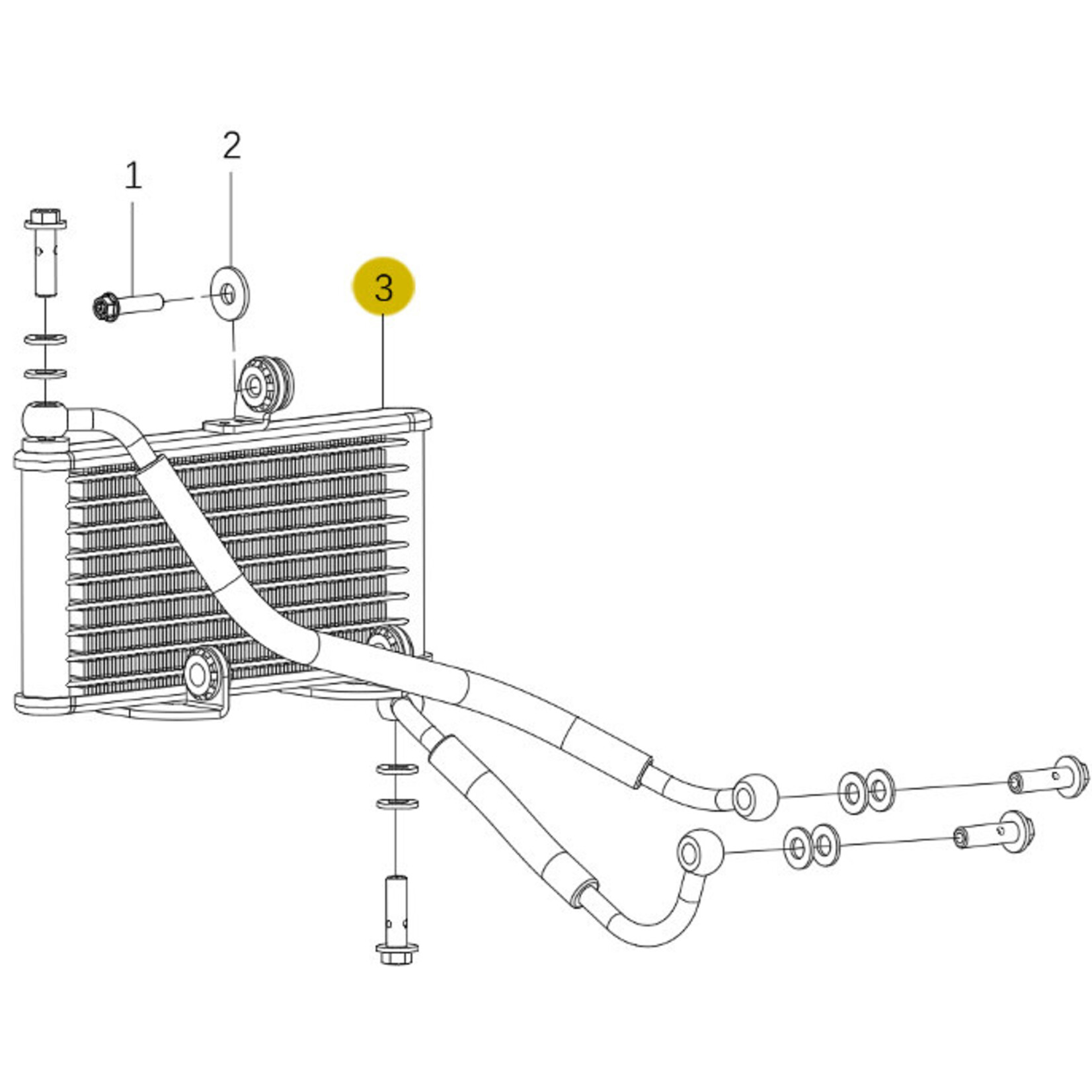 Kove Oil Cooler - 450 Rally Standard