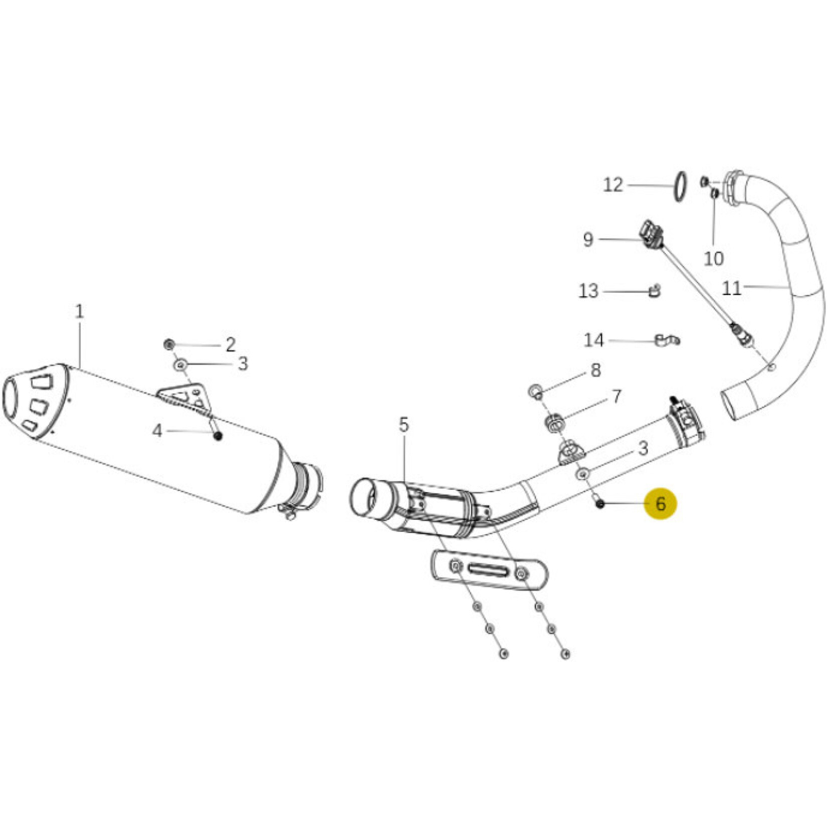 Kove Exhaust System - 450 Rally Standard