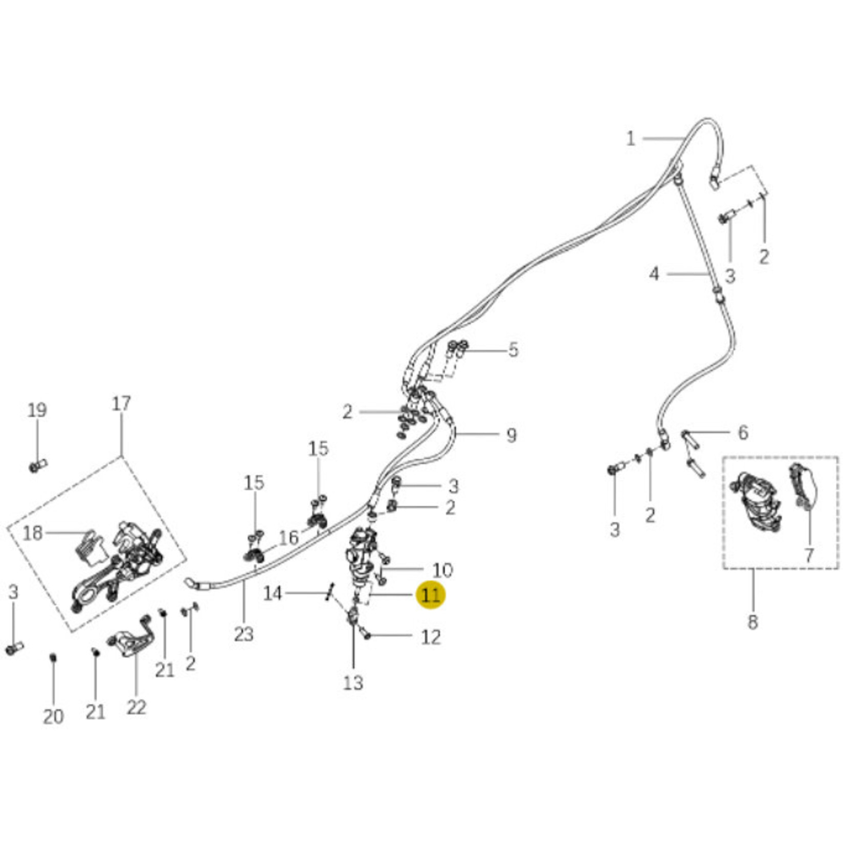 Kove Brake System - 450 Rally Standard