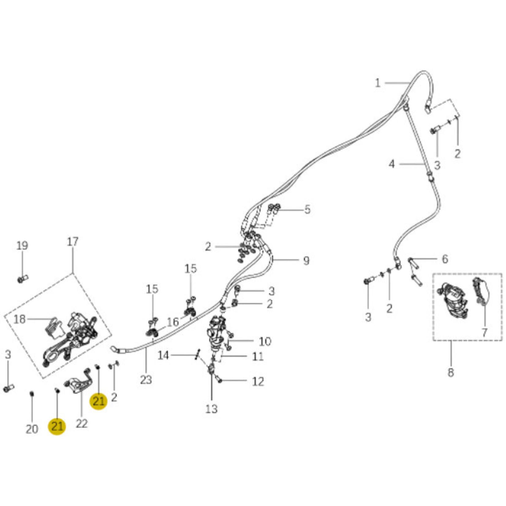 Kove Brake System - 450 Rally Standard