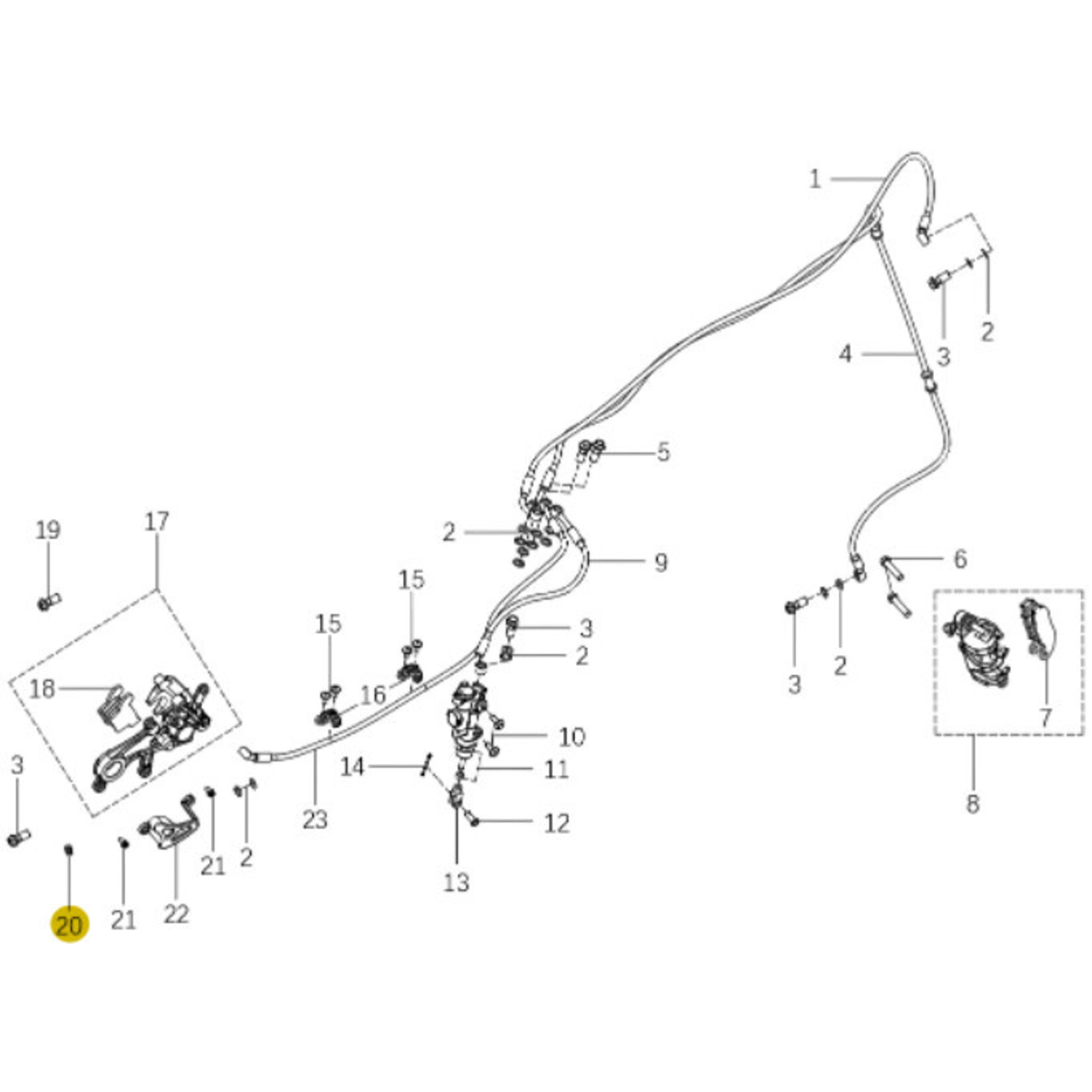 Kove Brake System - 450 Rally Standard