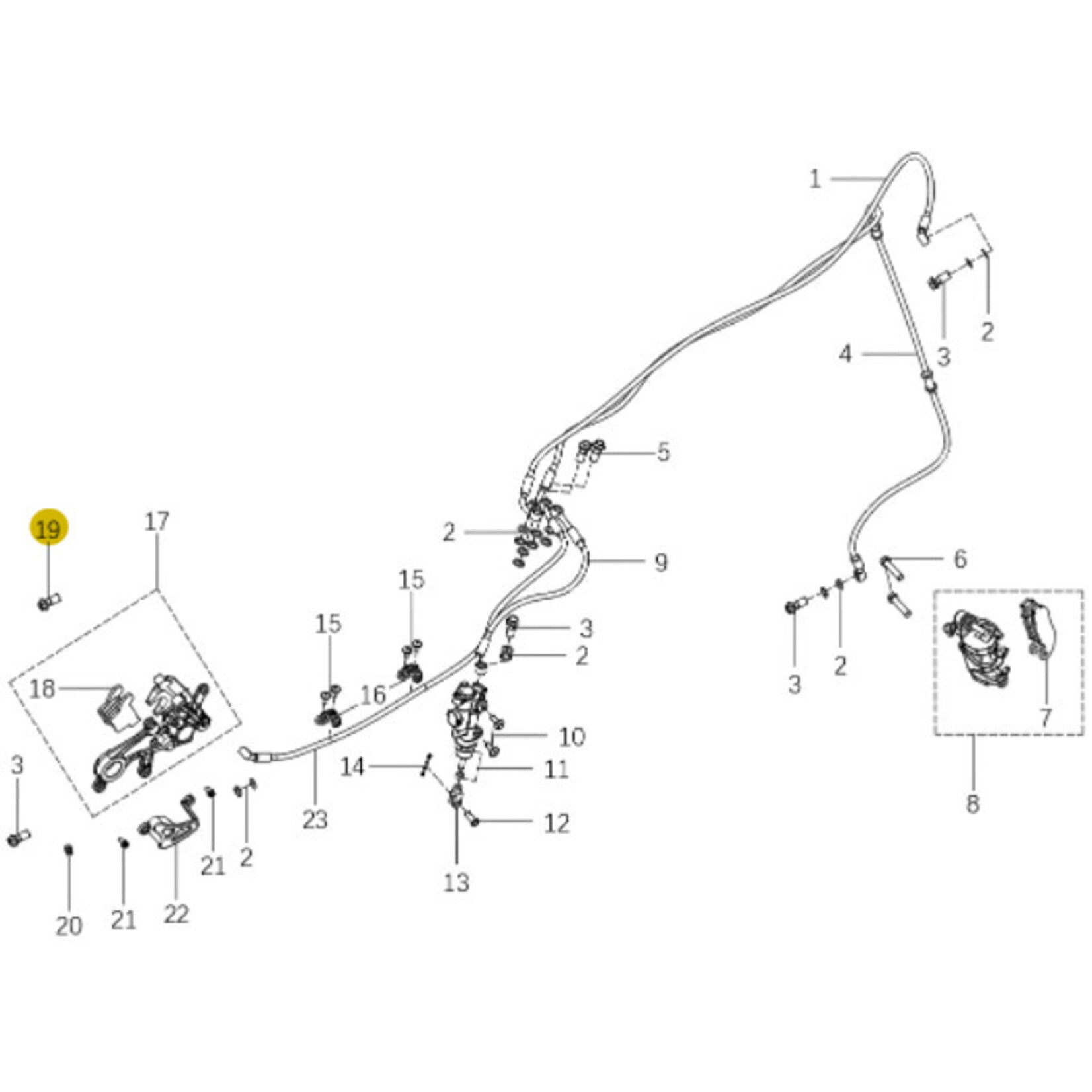 Kove Brake System - 450 Rally Standard