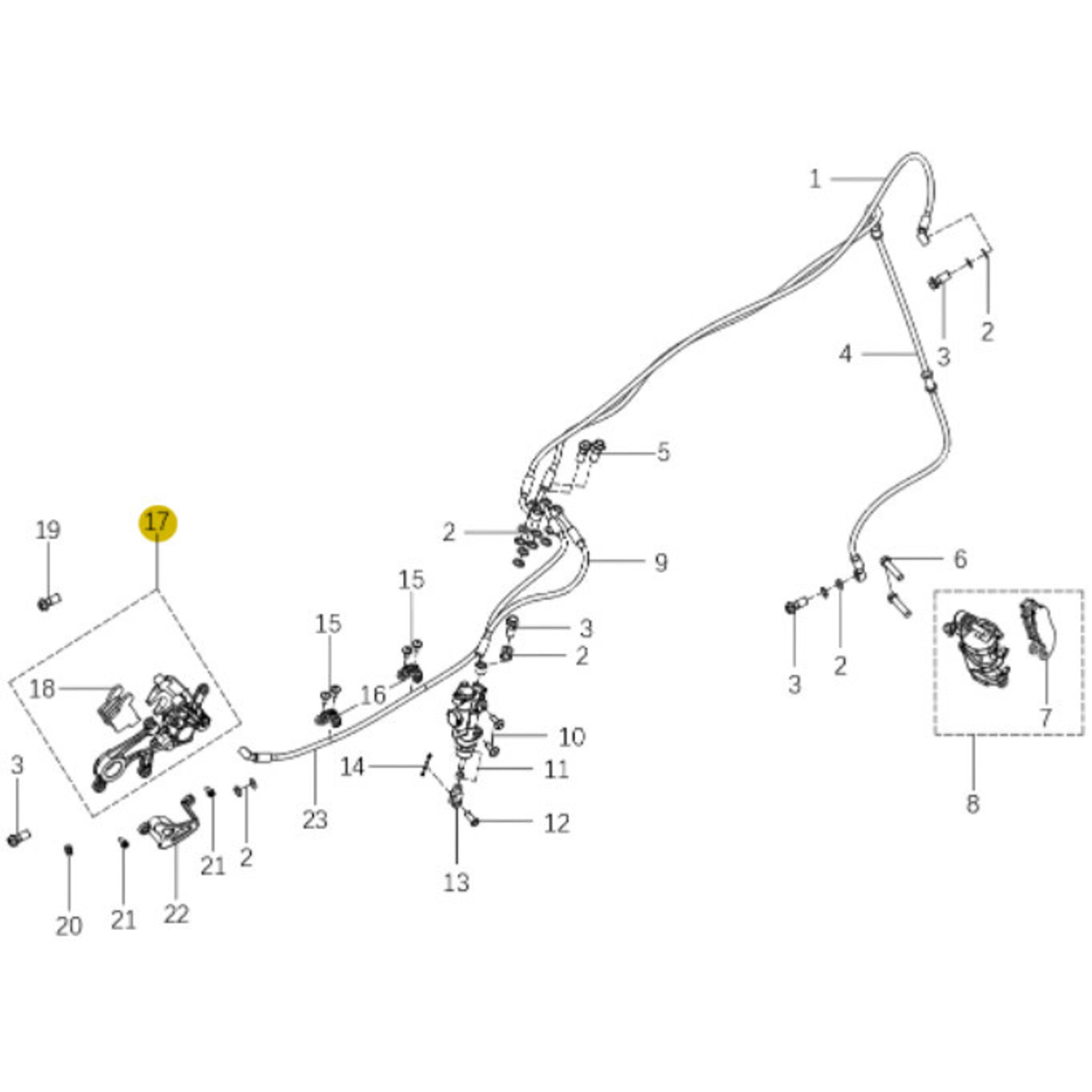 Kove Brake System - 450 Rally Standard