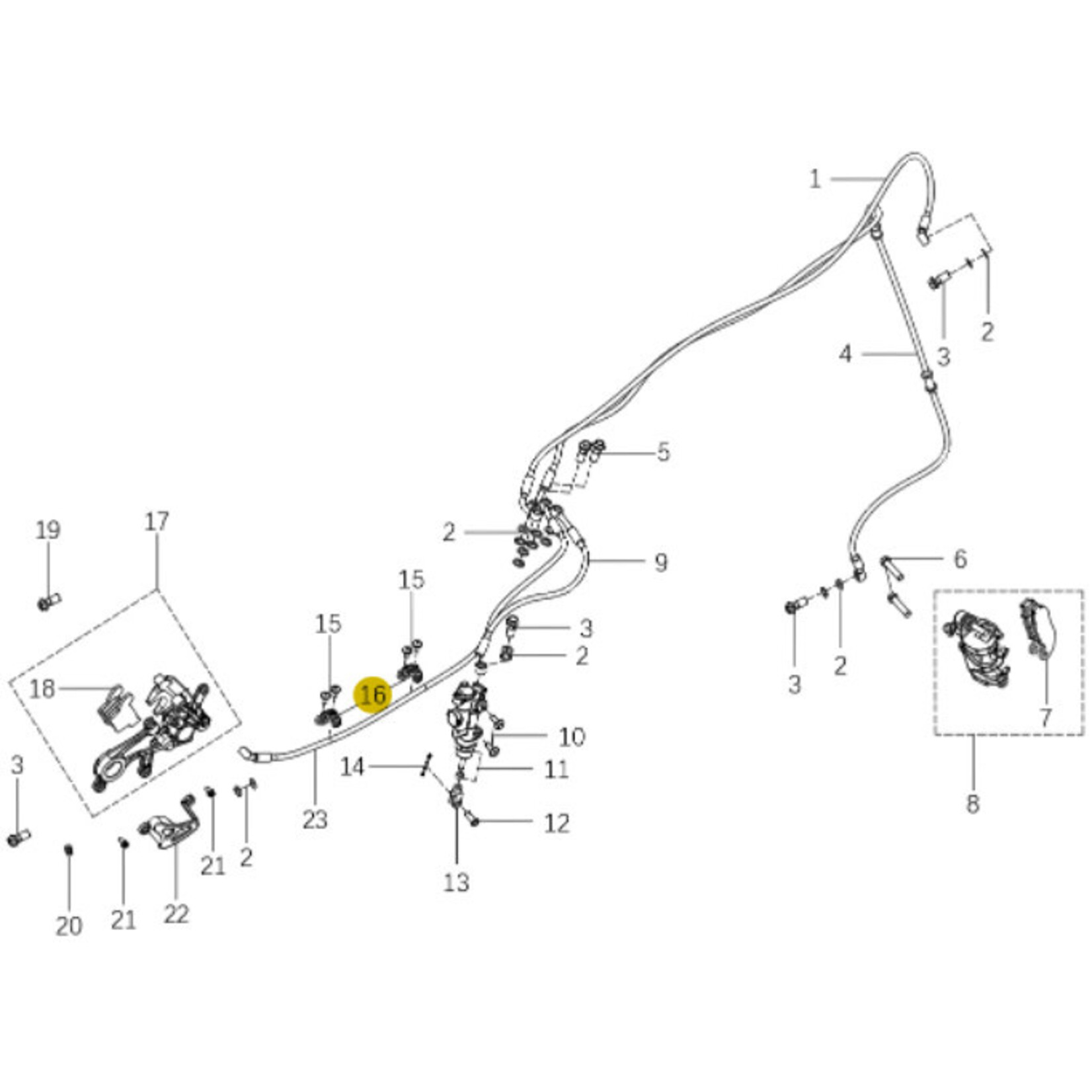 Kove Brake System - 450 Rally Standard