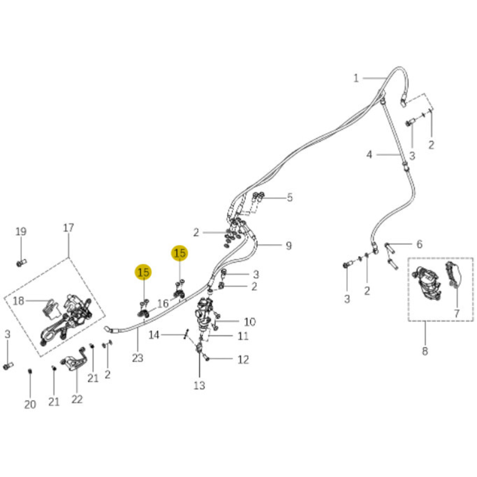 Kove Brake System - 450 Rally Standard