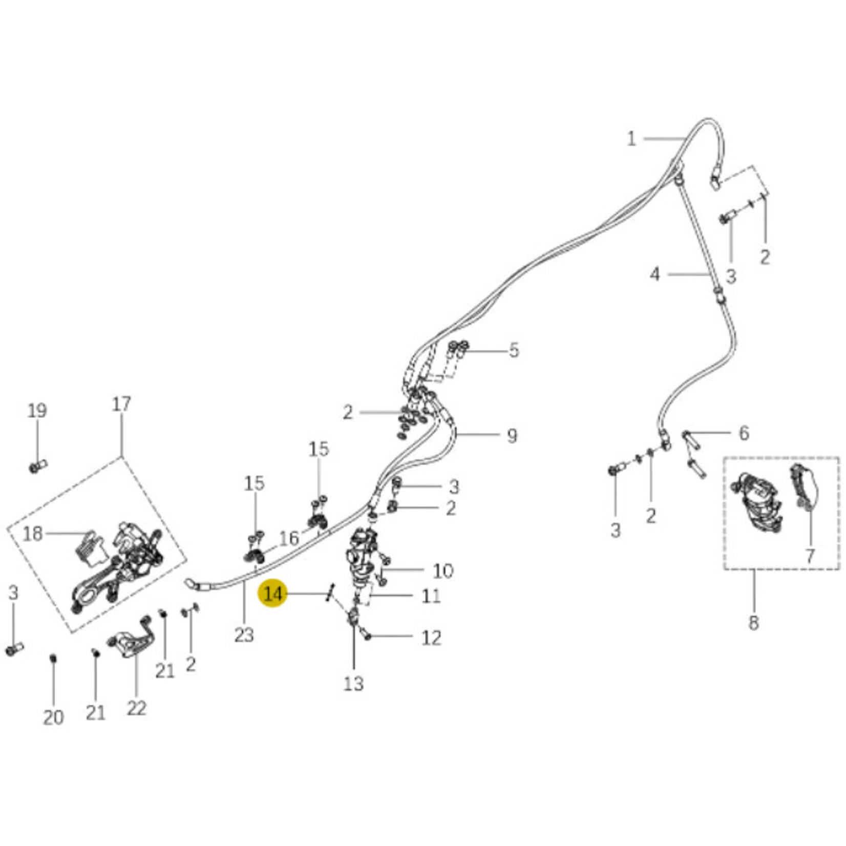 Kove Brake System - 450 Rally Standard