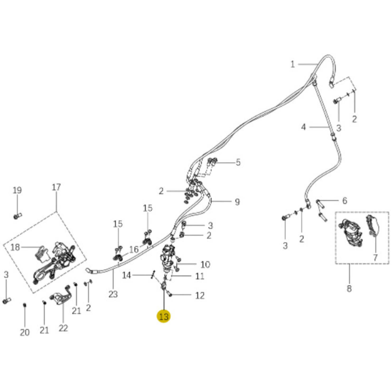 Kove Brake System - 450 Rally Standard