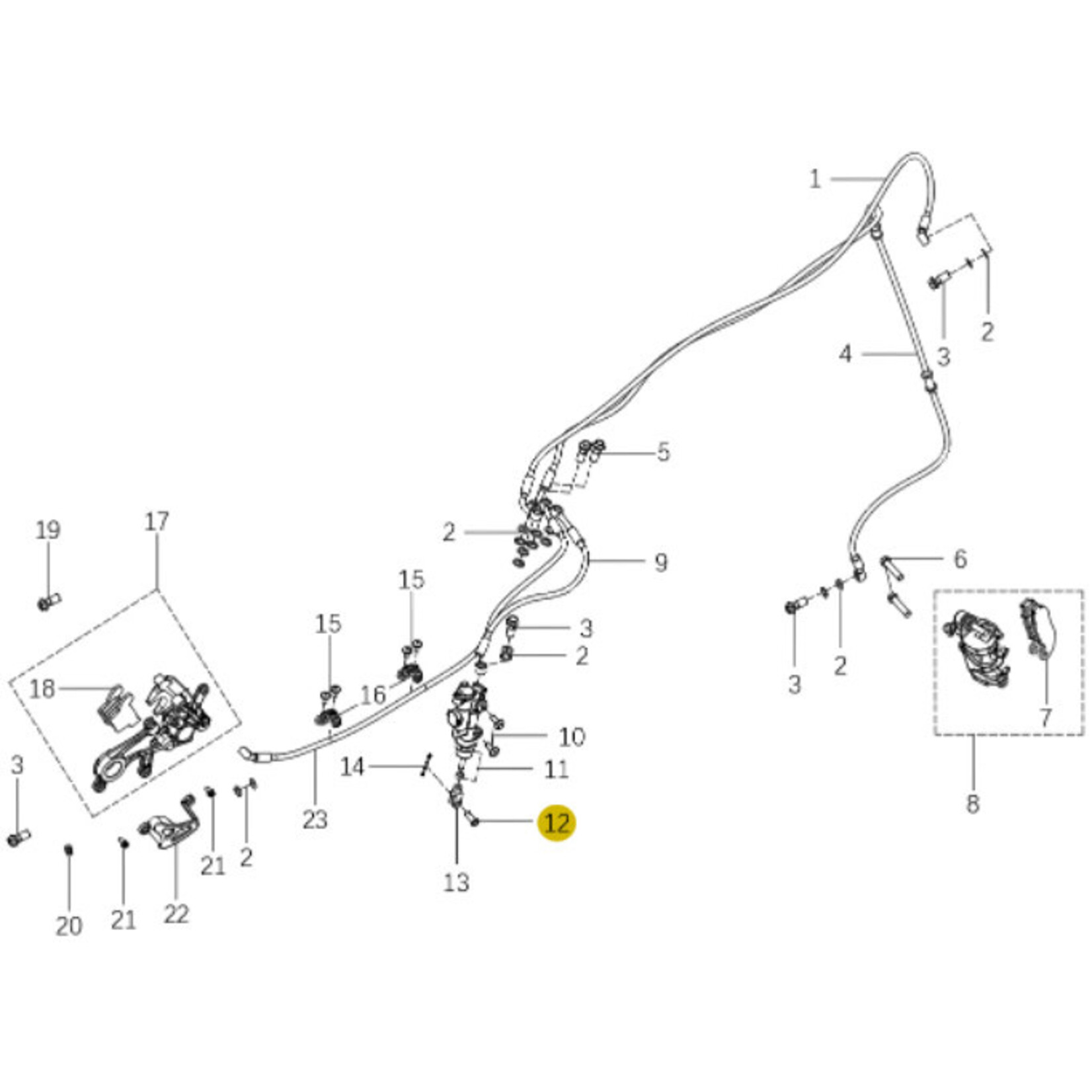 Kove Brake System - 450 Rally Standard