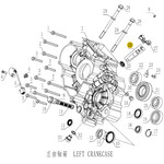 Kove Left Crankcase - 450 Rally ALL