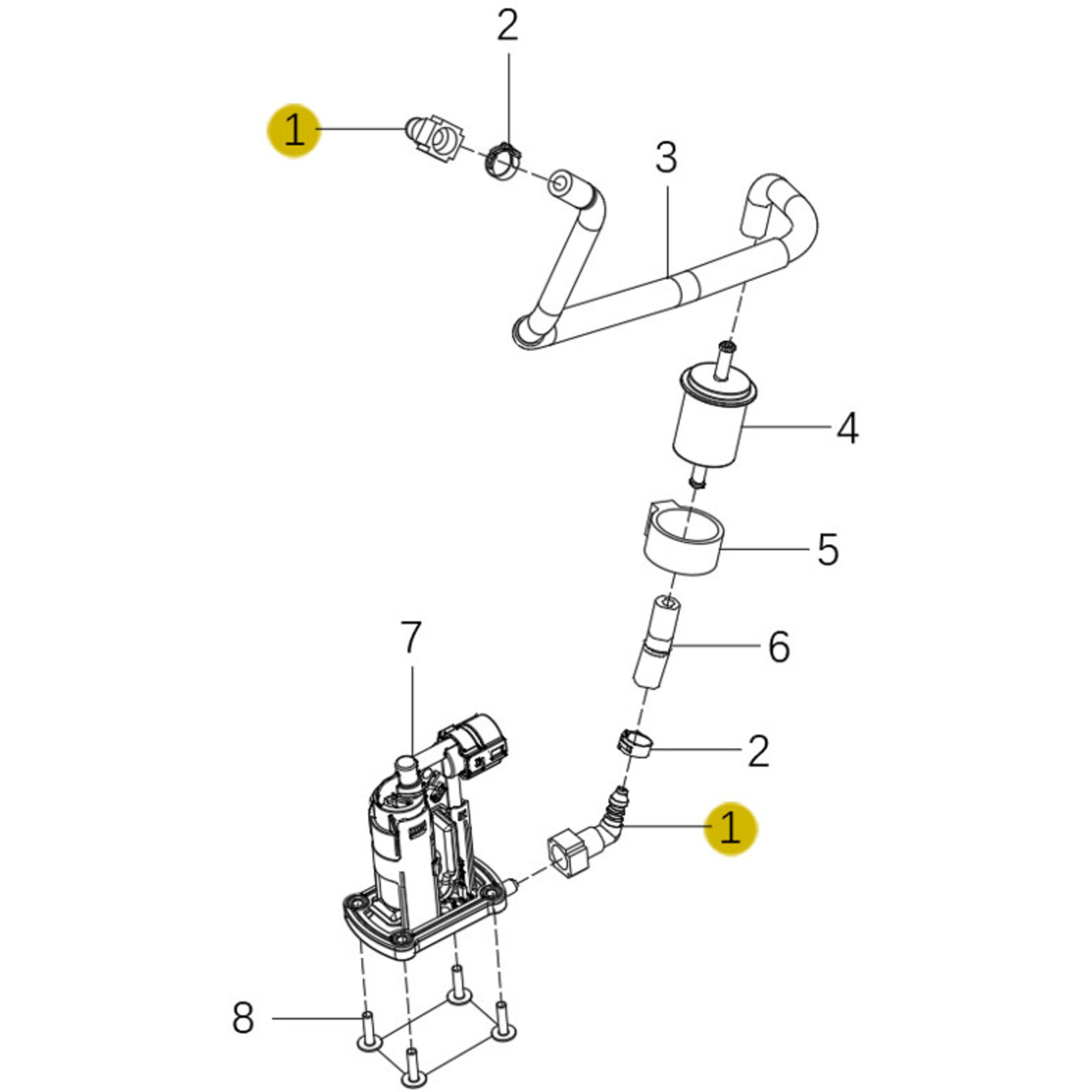 Kove Fuel Pump - 450 Rally Pro