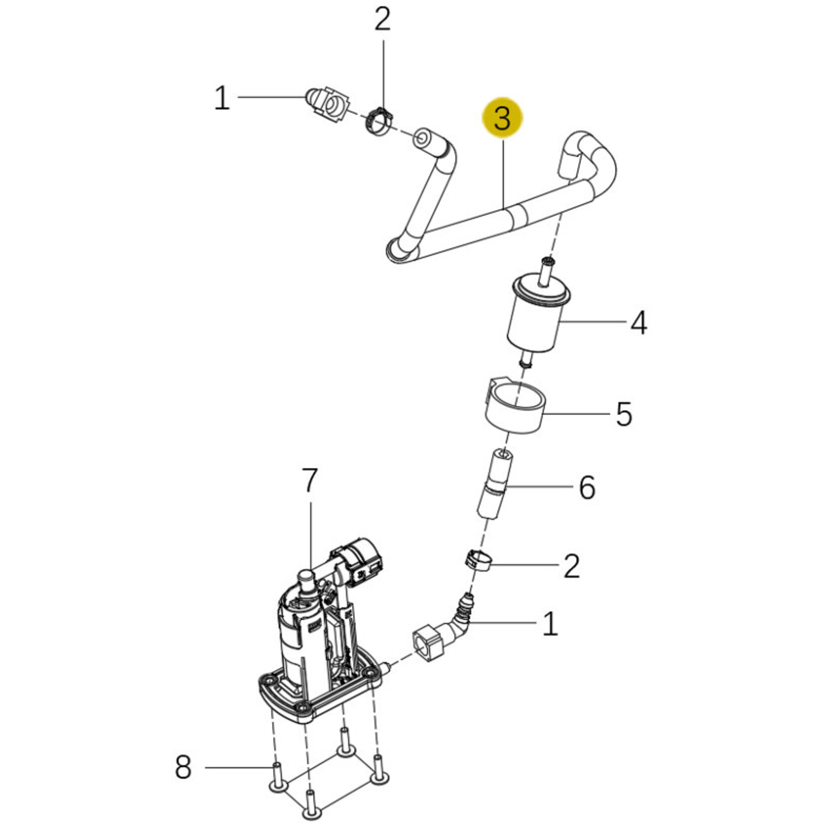 Kove Fuel Pump - 450 Rally Pro