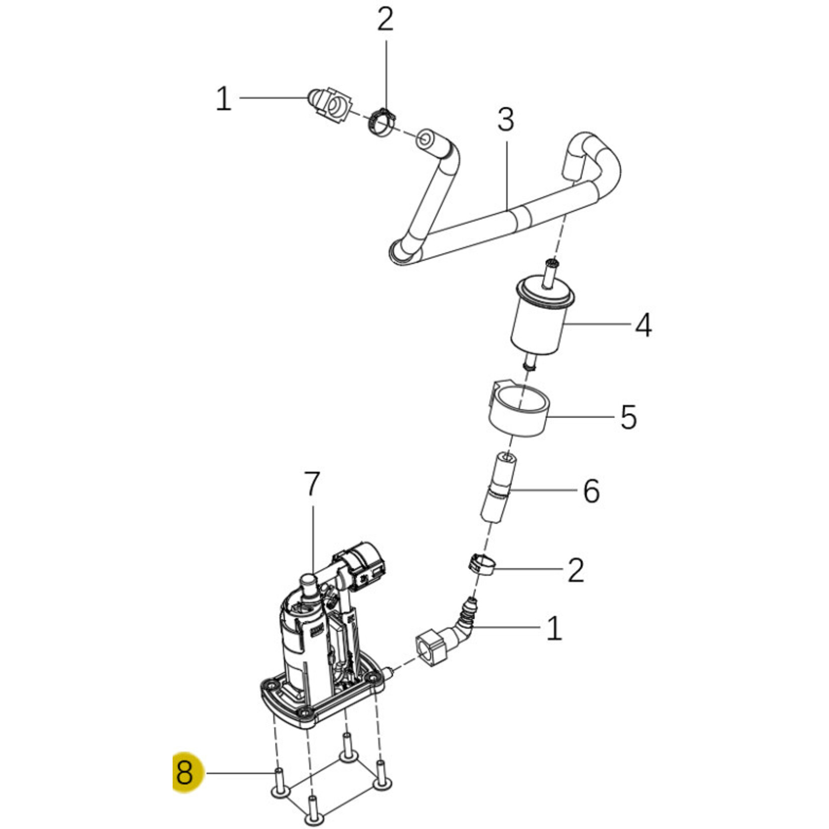 Kove Fuel Pump - 450 Rally Pro