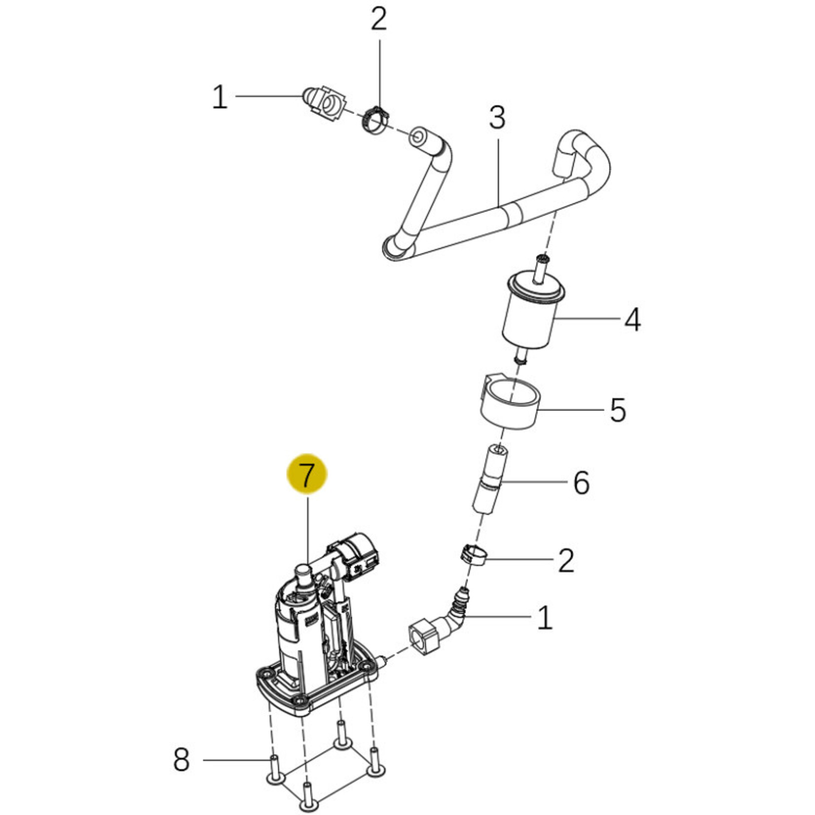 Kove Fuel Pump - 450 Rally Pro