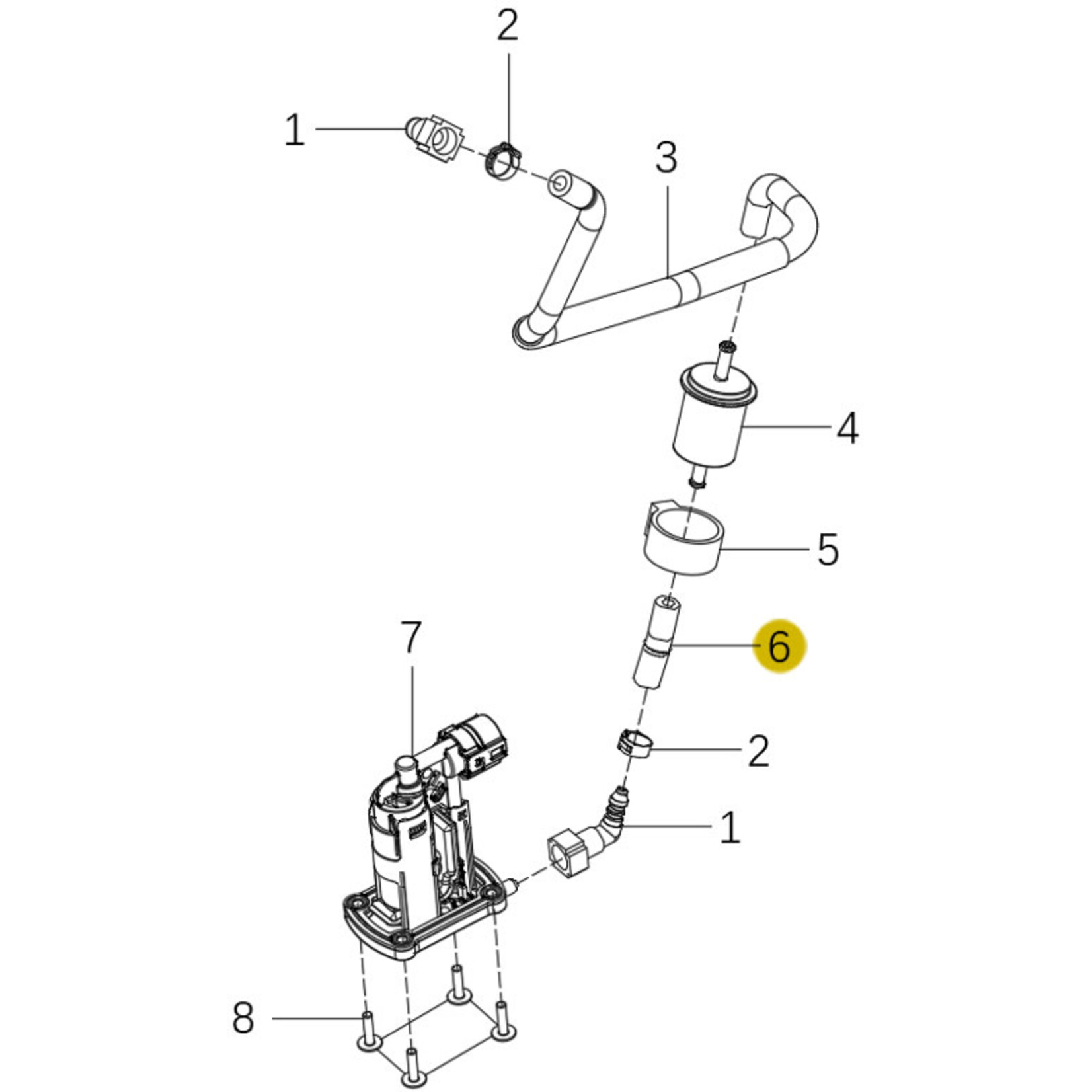 Kove Fuel Pump - 450 Rally Pro