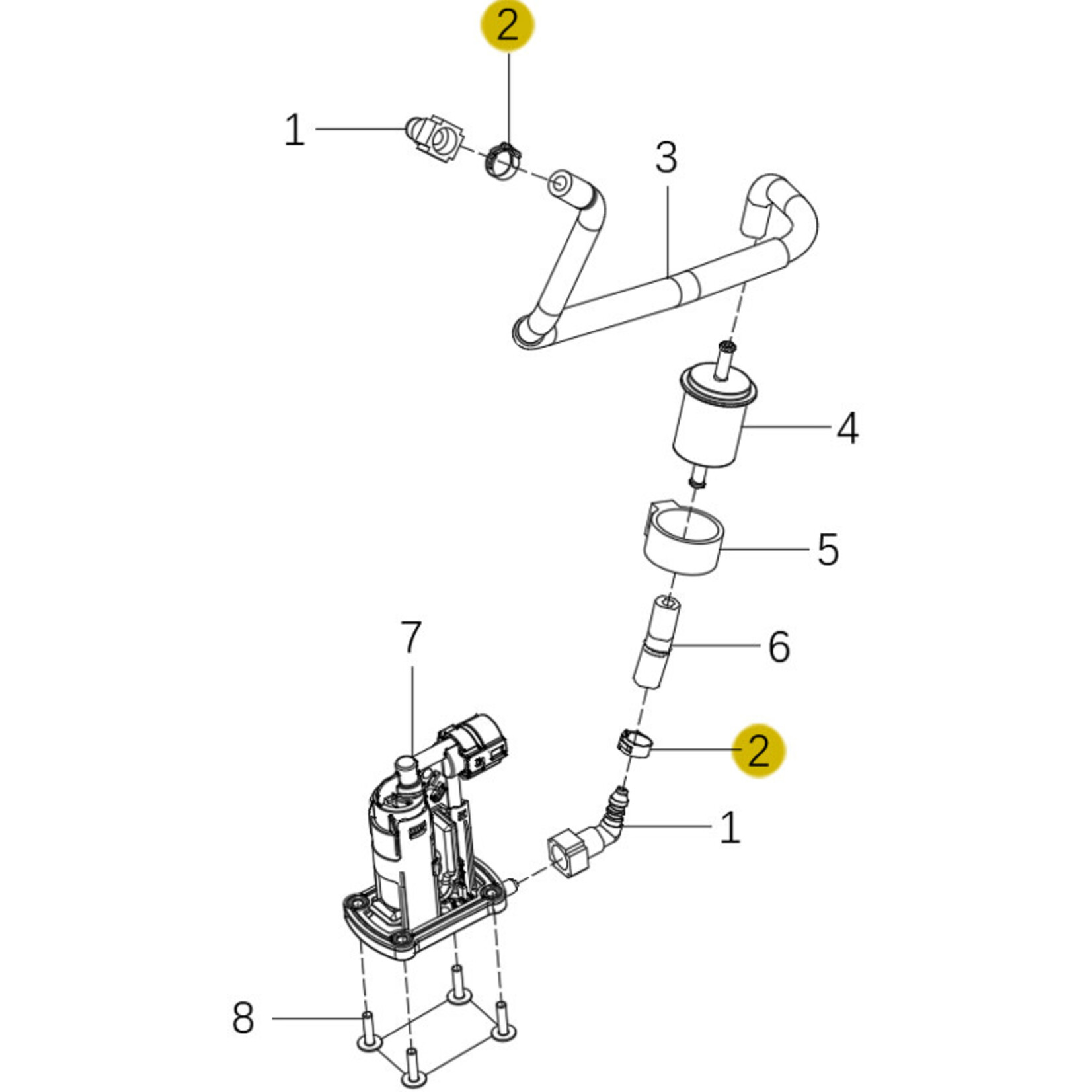 Kove Fuel Pump - 450 Rally Pro