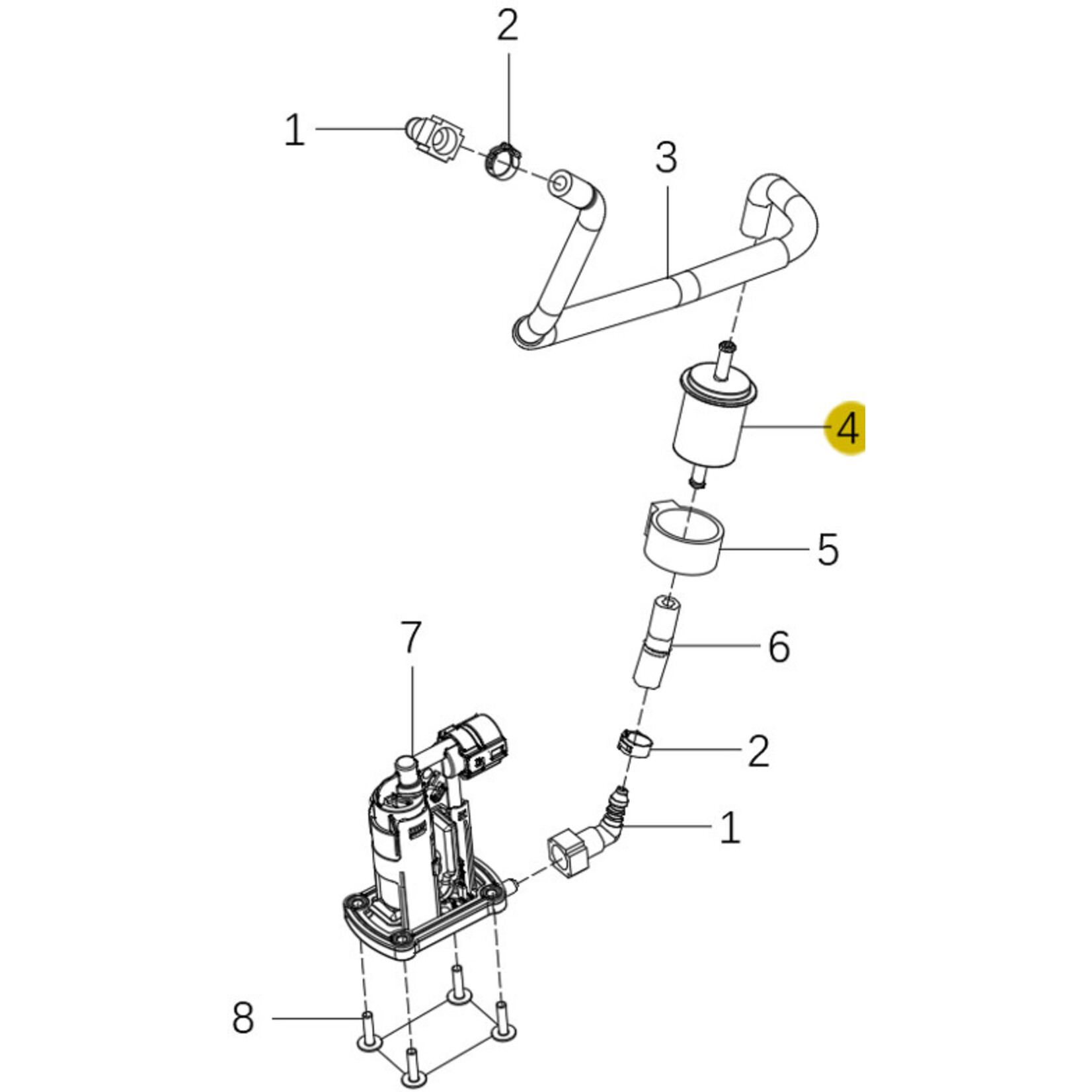 Kove Fuel Pump - 450 Rally Pro