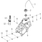 Kove Fuel Tank - MX250 - Gen1