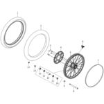 Kove Front Wheel - MX250 - Gen1