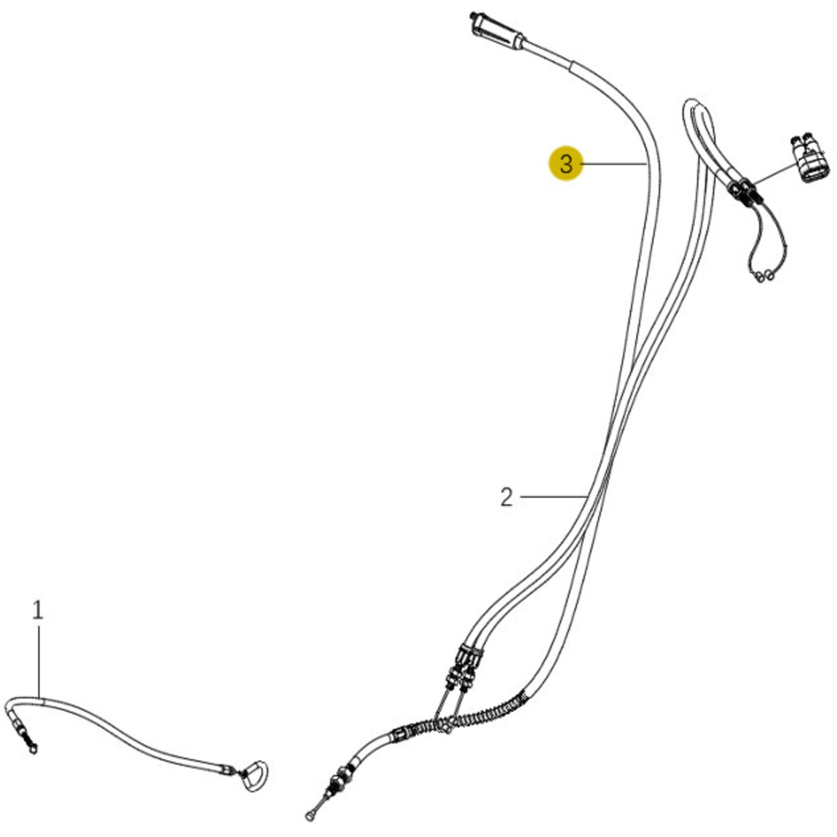 Kove Control Cables - 450 Rally Pro